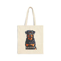 Rottweiler Tote Bag | Living Work of Art Collection | Pointillism Style