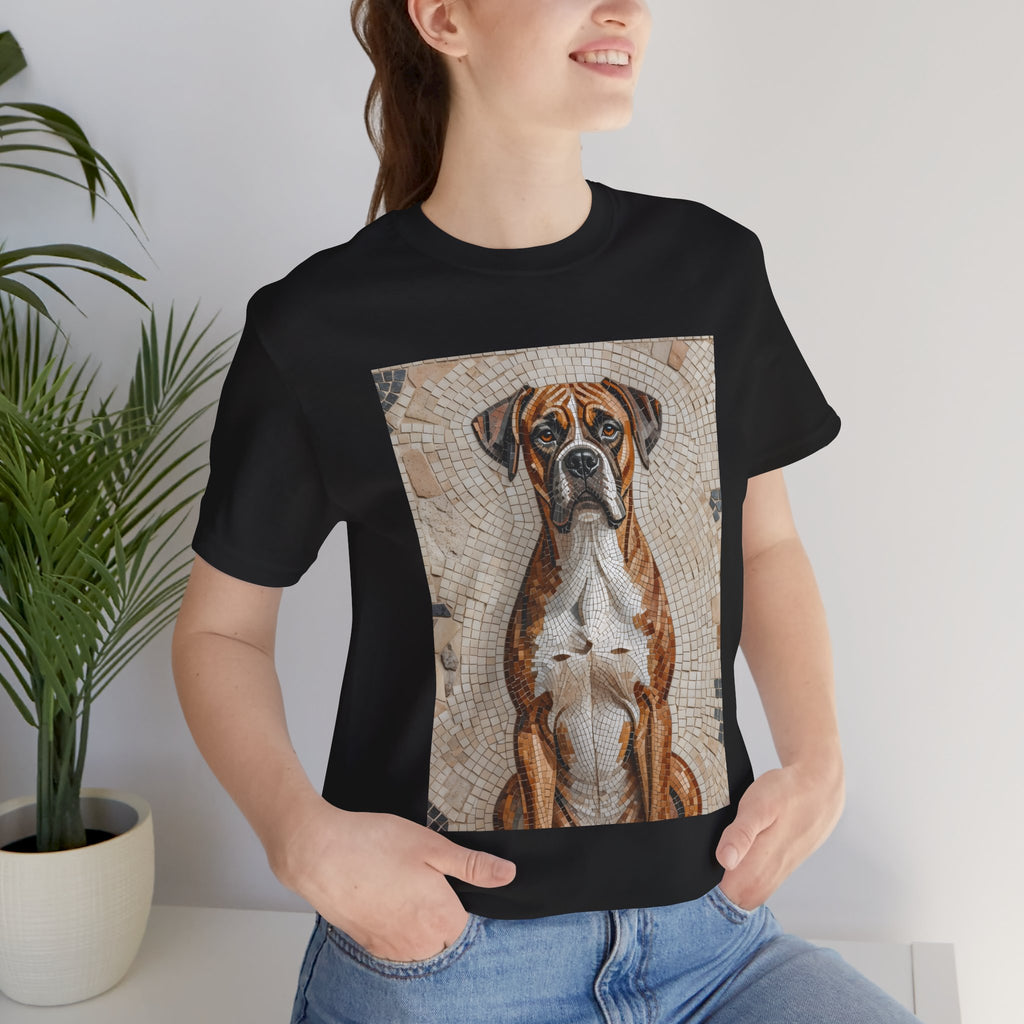 Boxer T Shirt | Living Work of Art Collection | Mosaic Style