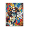 Cavalier King Charles Spaniel Canvas Wall Art | Living Work of Art Collection | Pop Art Print