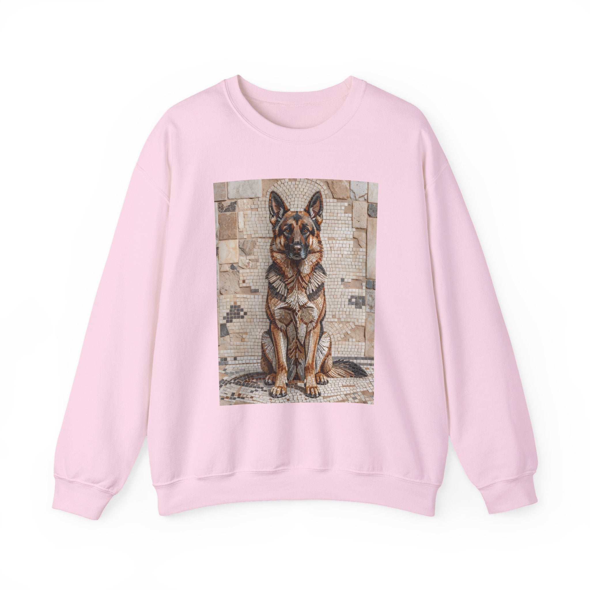 German Shepherd Sweatshirt | Living Work of Art Collection | Mosaic Style