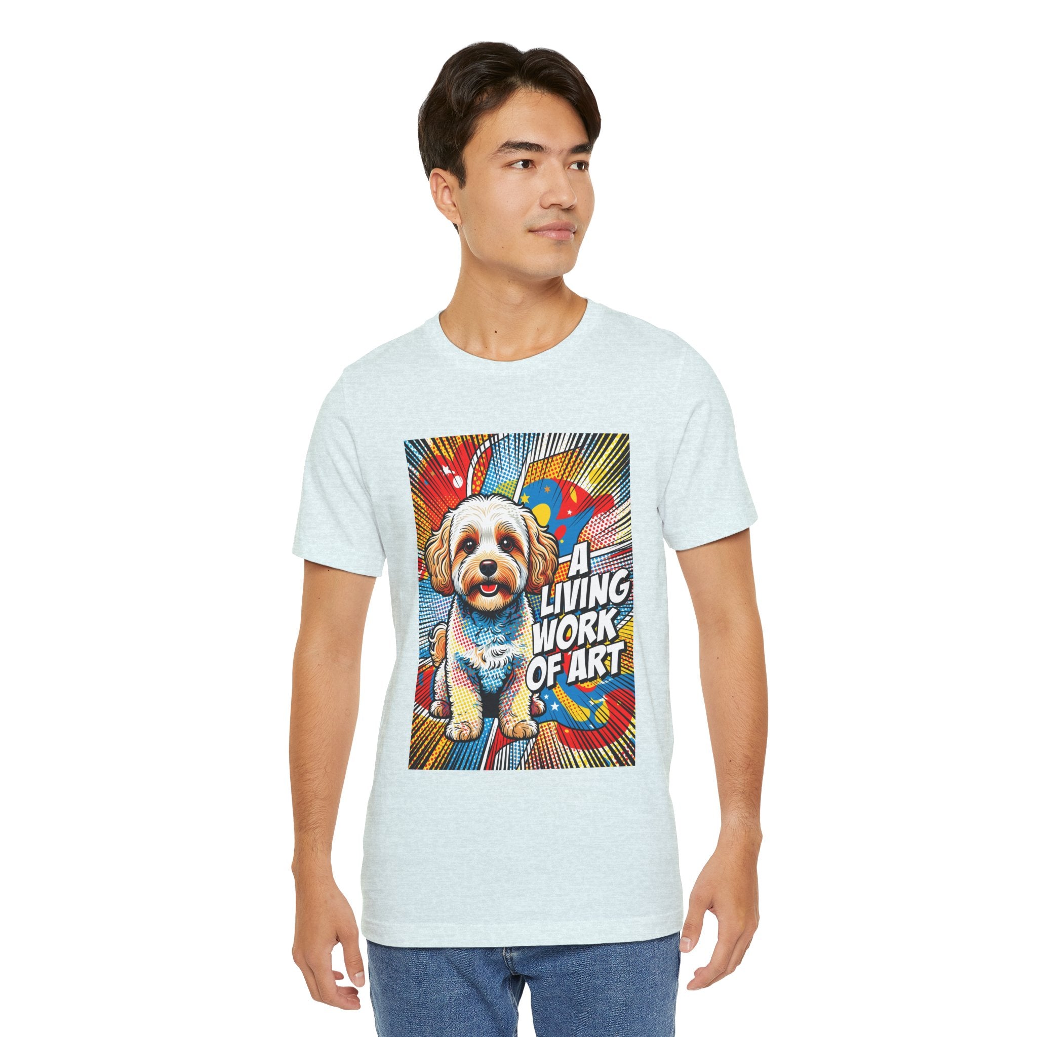 Maltipoo T Shirt | Living Work of Art Collection | Pop Art