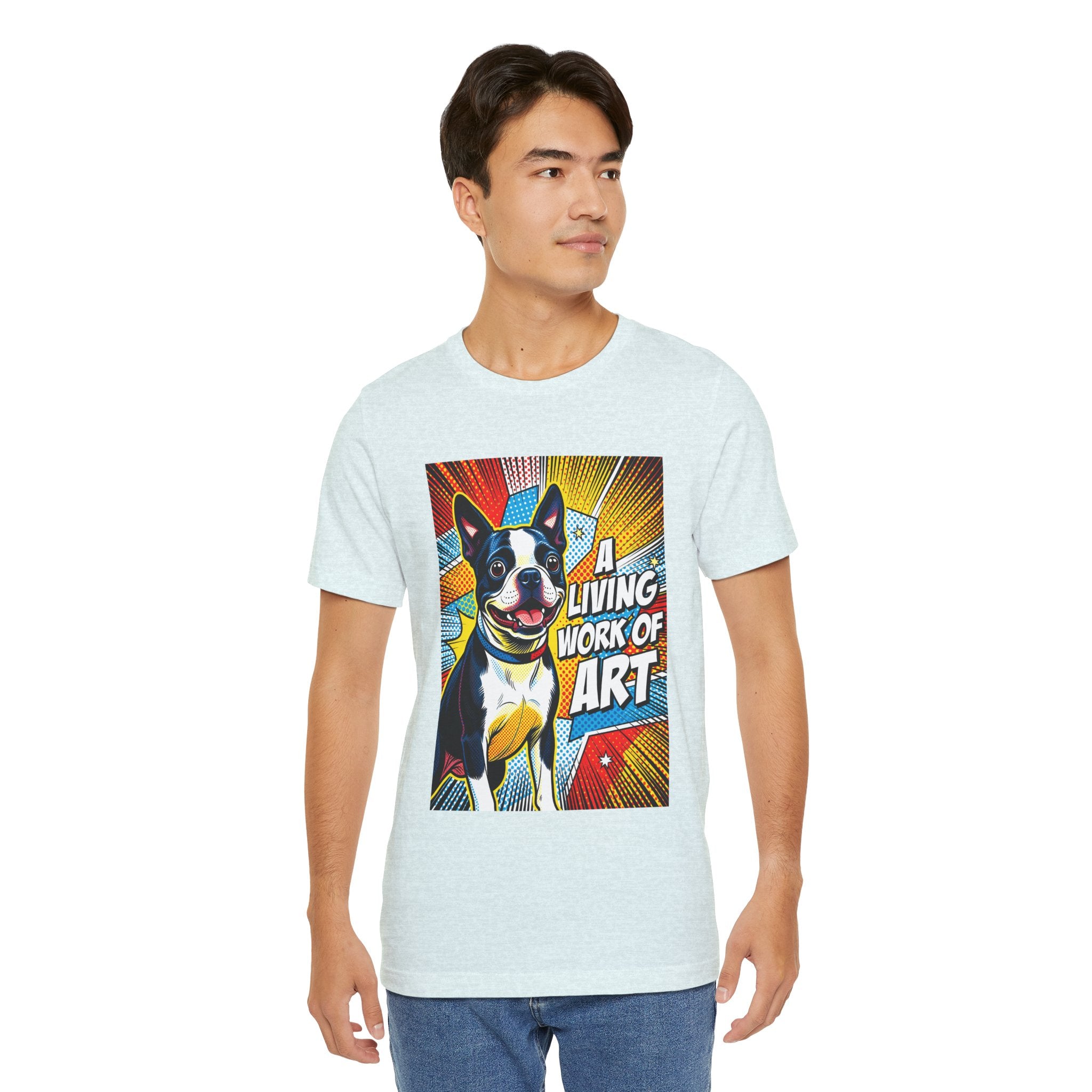 Boston Terrier T Shirt | Living Work of Art Collection | Pop Art