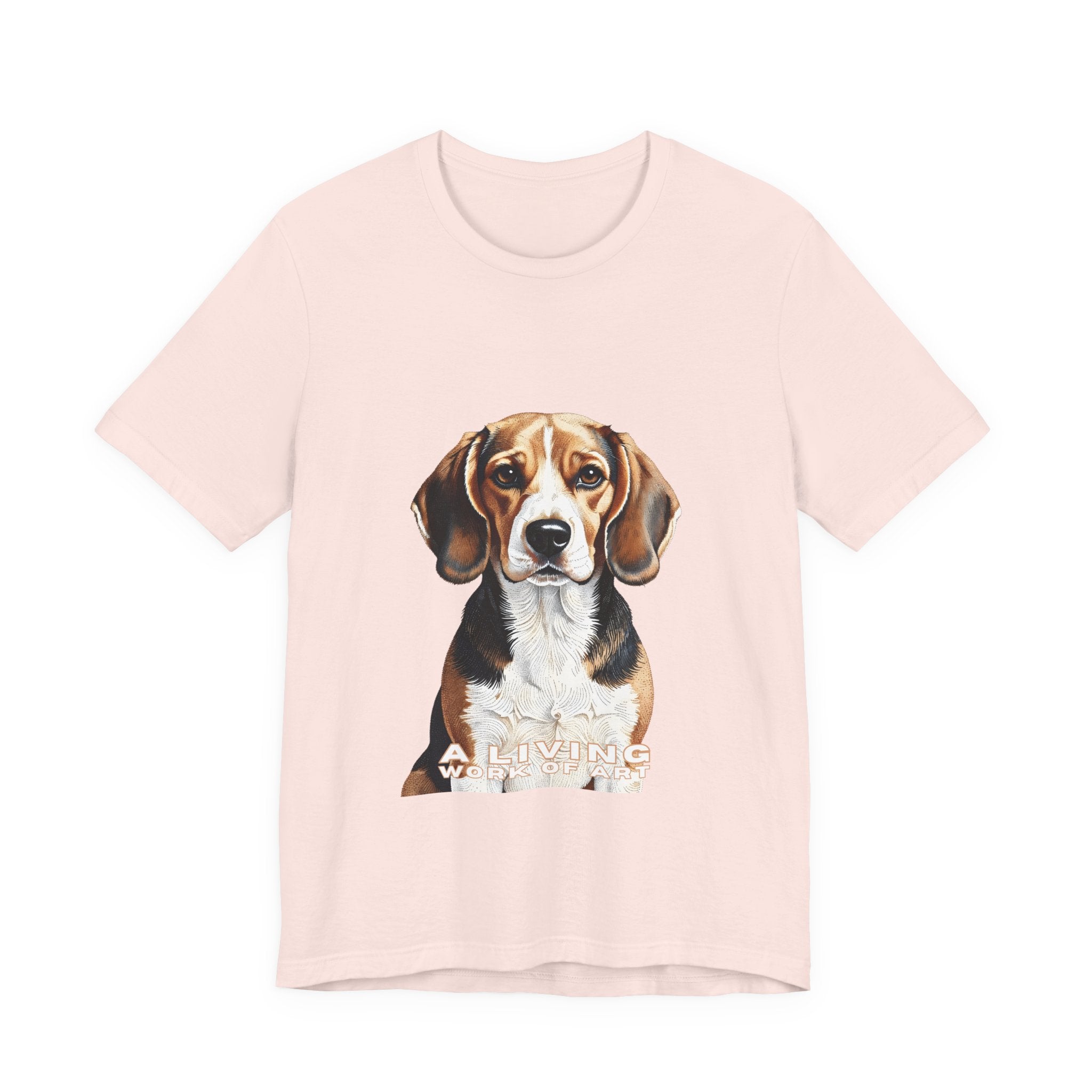 Beagle T Shirt | Living Work of Art Collection | Pointillism Style