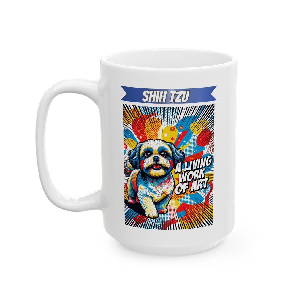 Shih Tzu Coffee Mug | Living Work of Art Collection | Pop Art