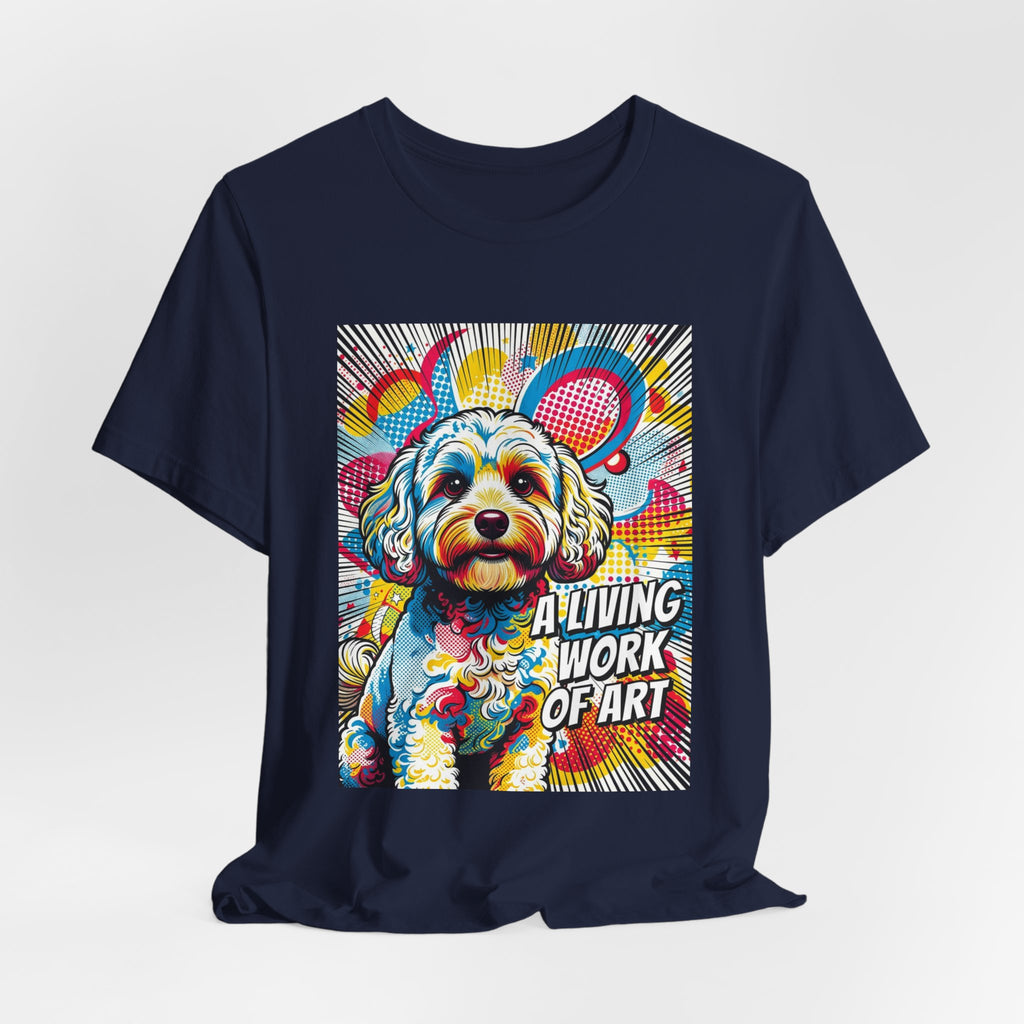 Cavapoo T Shirt | Living Work of Art Collection | Pop Art
