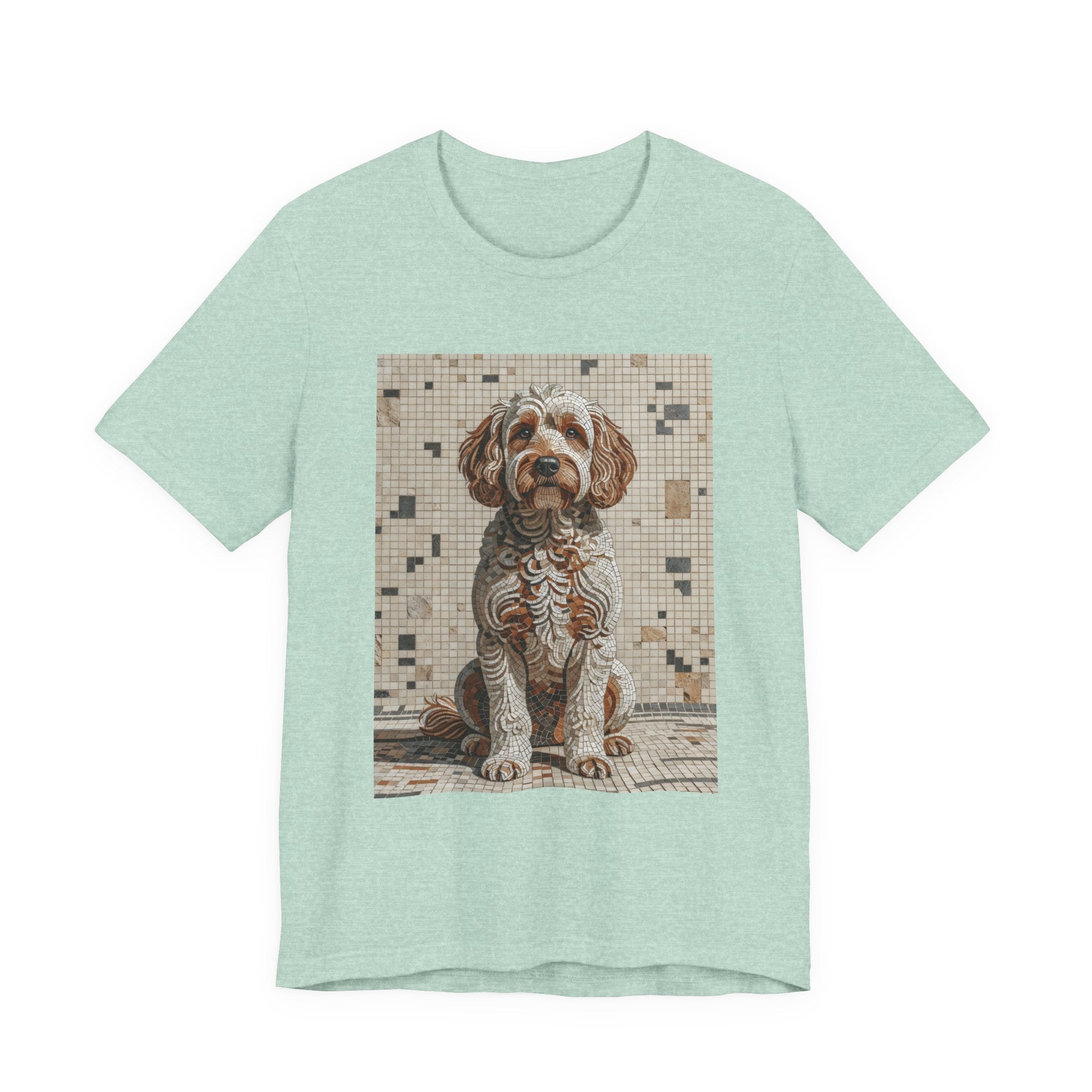 Schnoodle T Shirt | Living Work of Art Collection | Mosaic Style