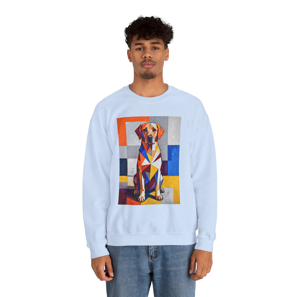 Labrador Retriever Sweatshirt | Living Work of Art Collection | Cubist Style