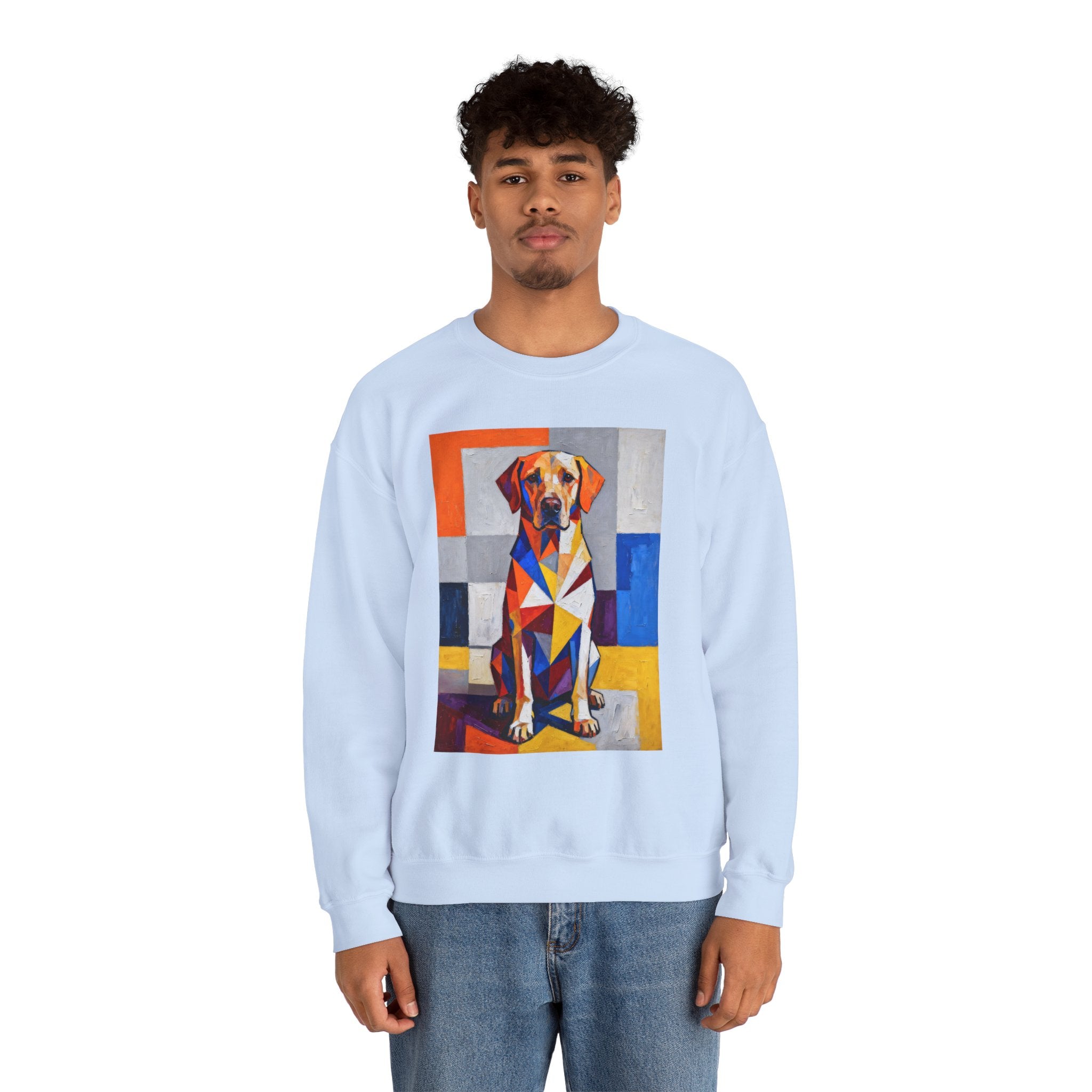Labrador Retriever Sweatshirt | Living Work of Art Collection | Cubist Style