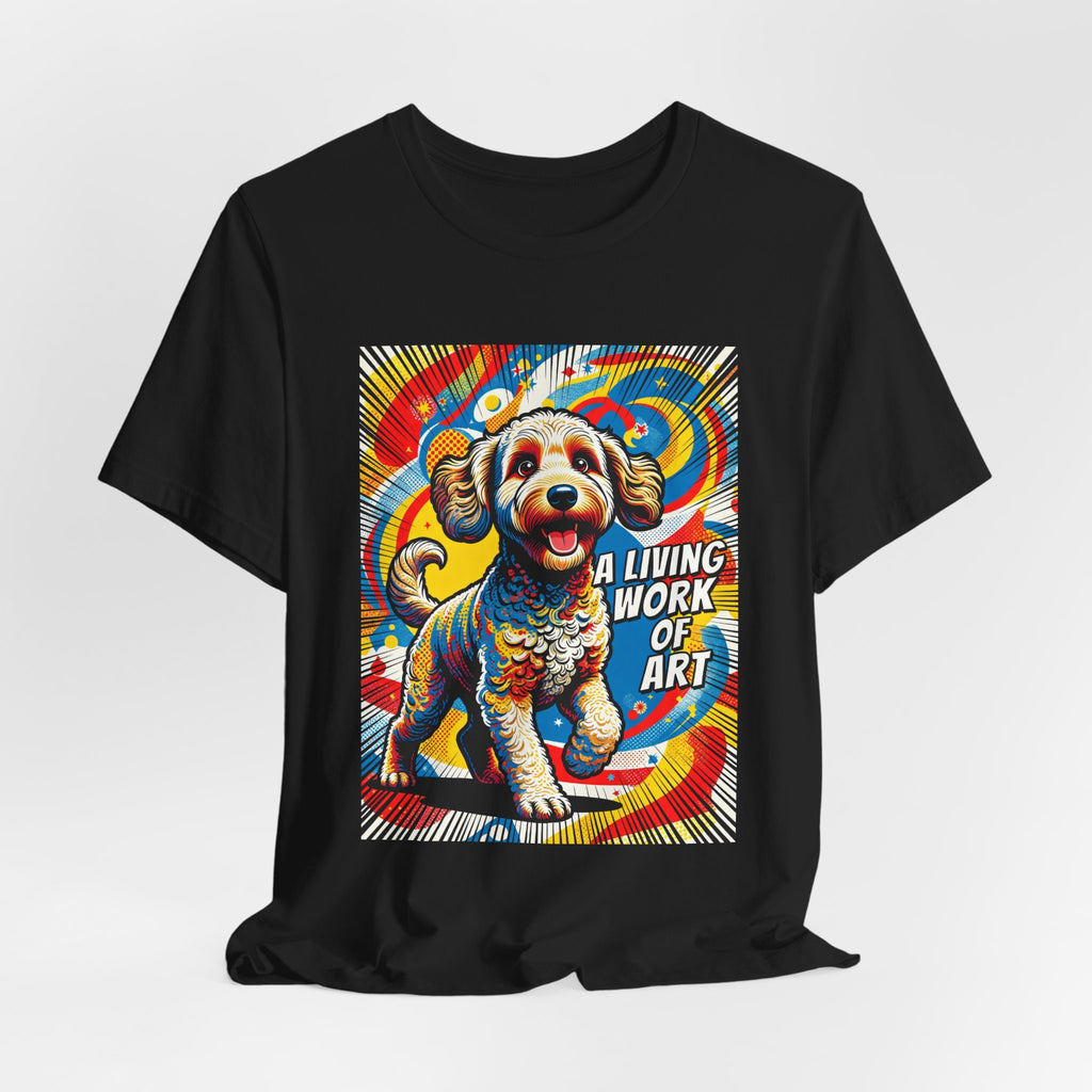 Labradoodle T Shirt | A Living Work of Art Collection | Pop Art