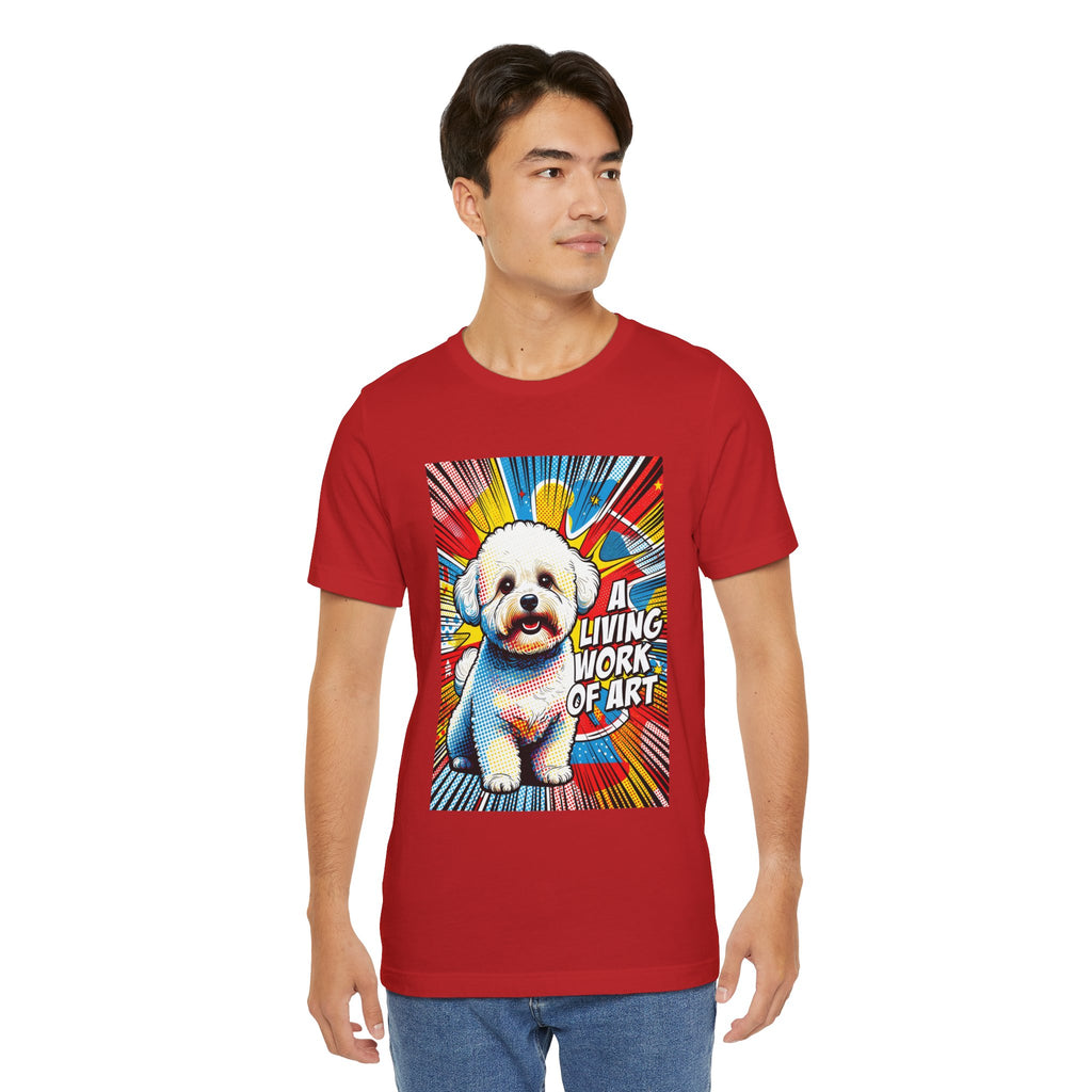 Bichon Frise T Shirt | Living Work of Art Collection | Pop Art
