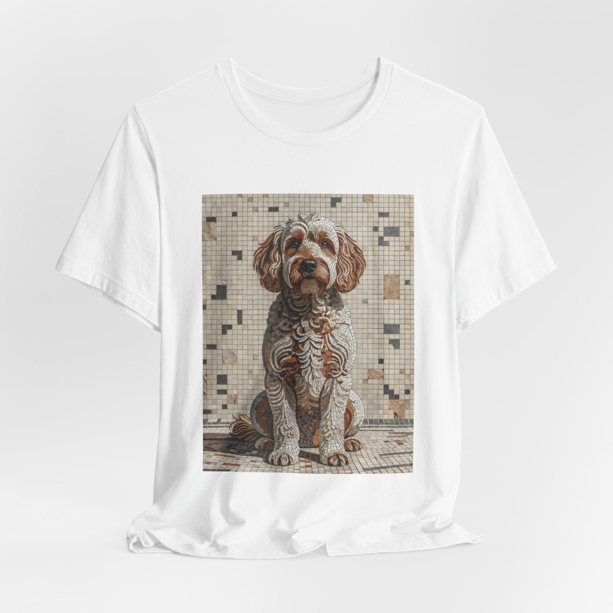 Schnoodle T Shirt | Living Work of Art Collection | Mosaic Style