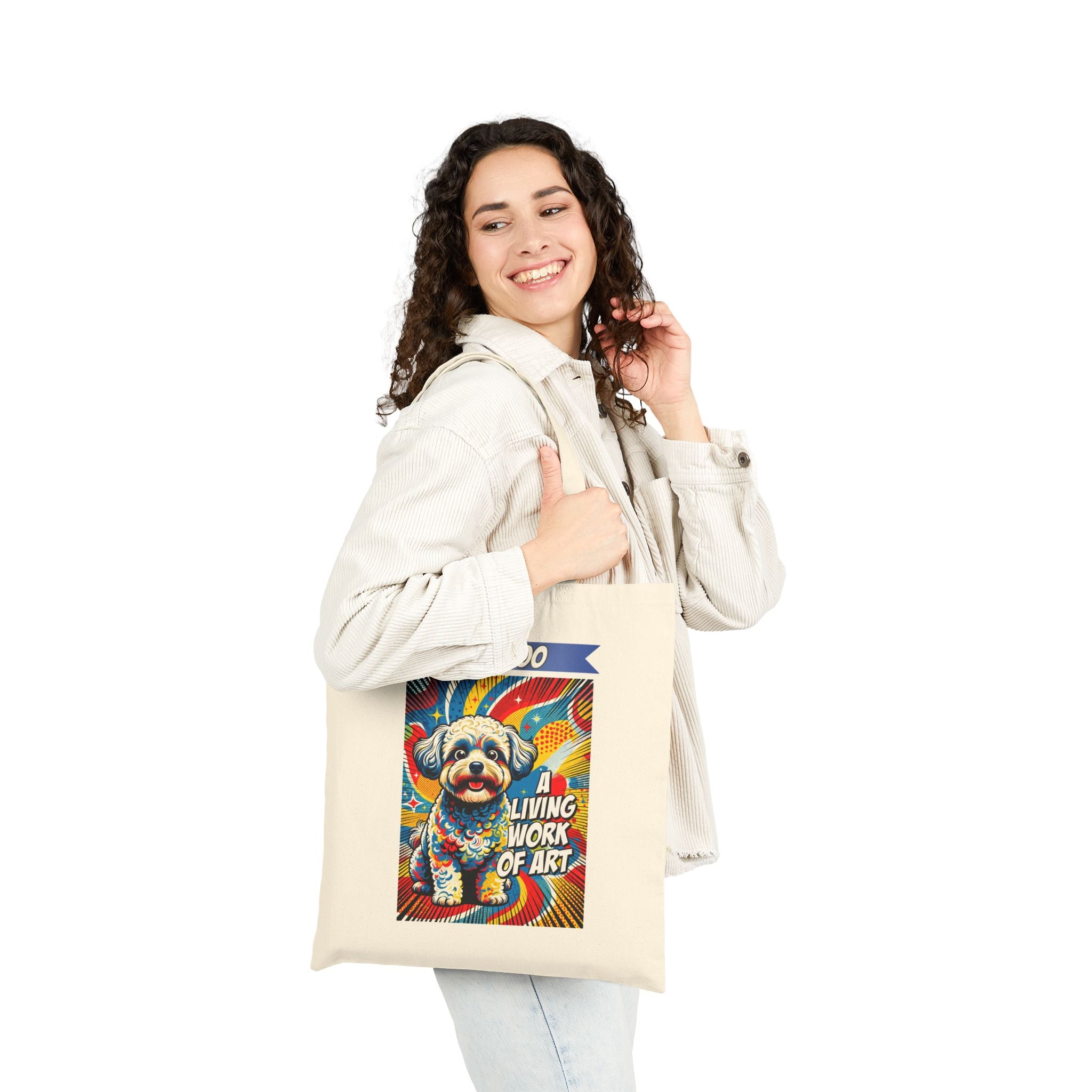 Shih-Poo Tote Bag | Living Work of Art Collection | Pop Art
