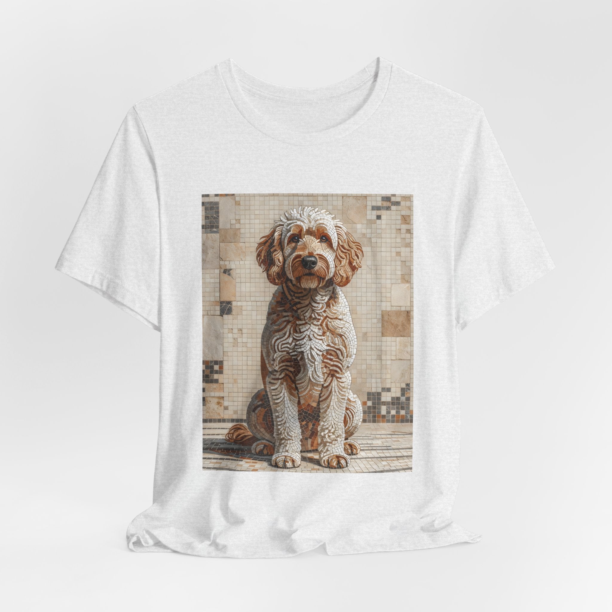 Goldendoodle T Shirt | Living Work of Art Collection | Mosaic Style