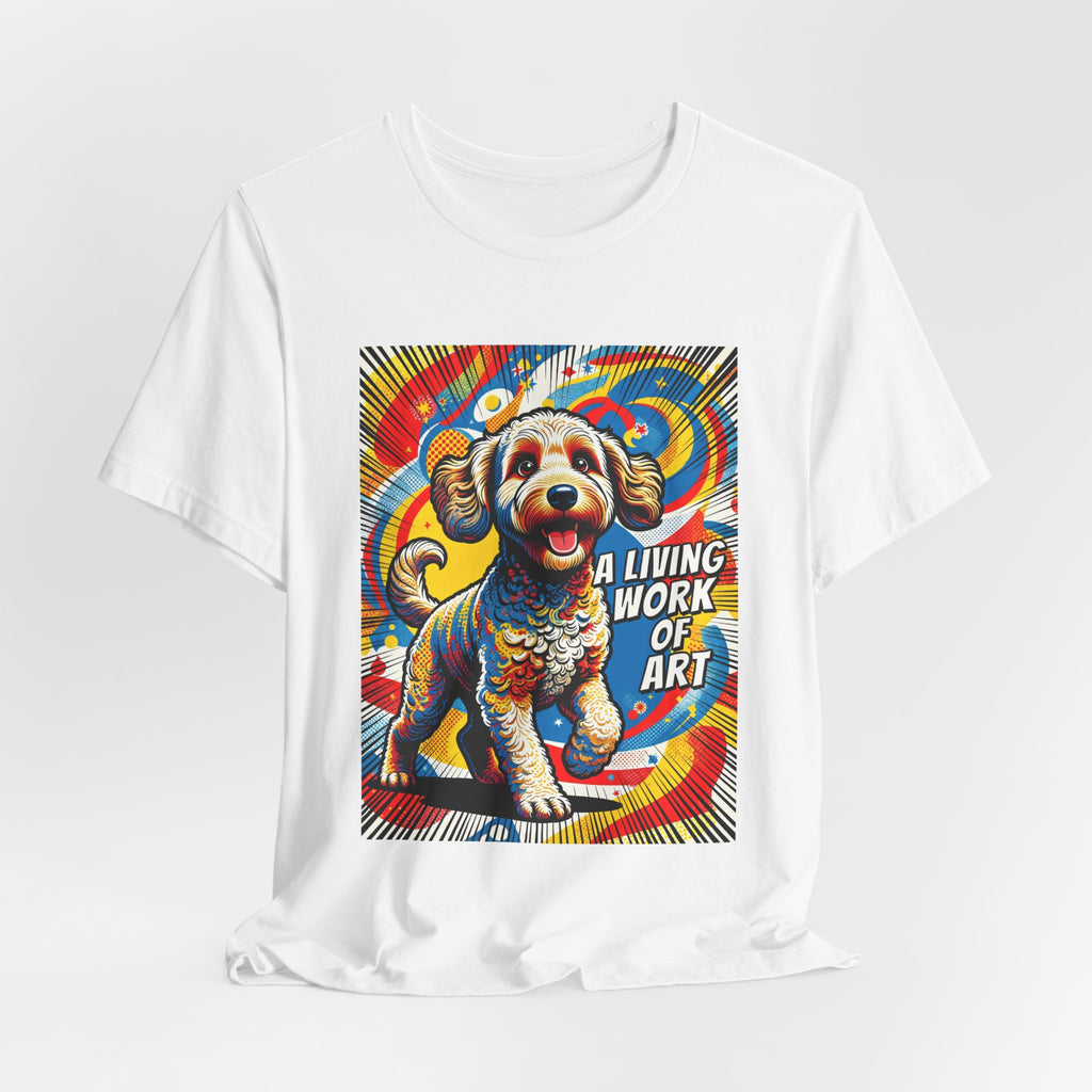 Labradoodle T Shirt | A Living Work of Art Collection | Pop Art