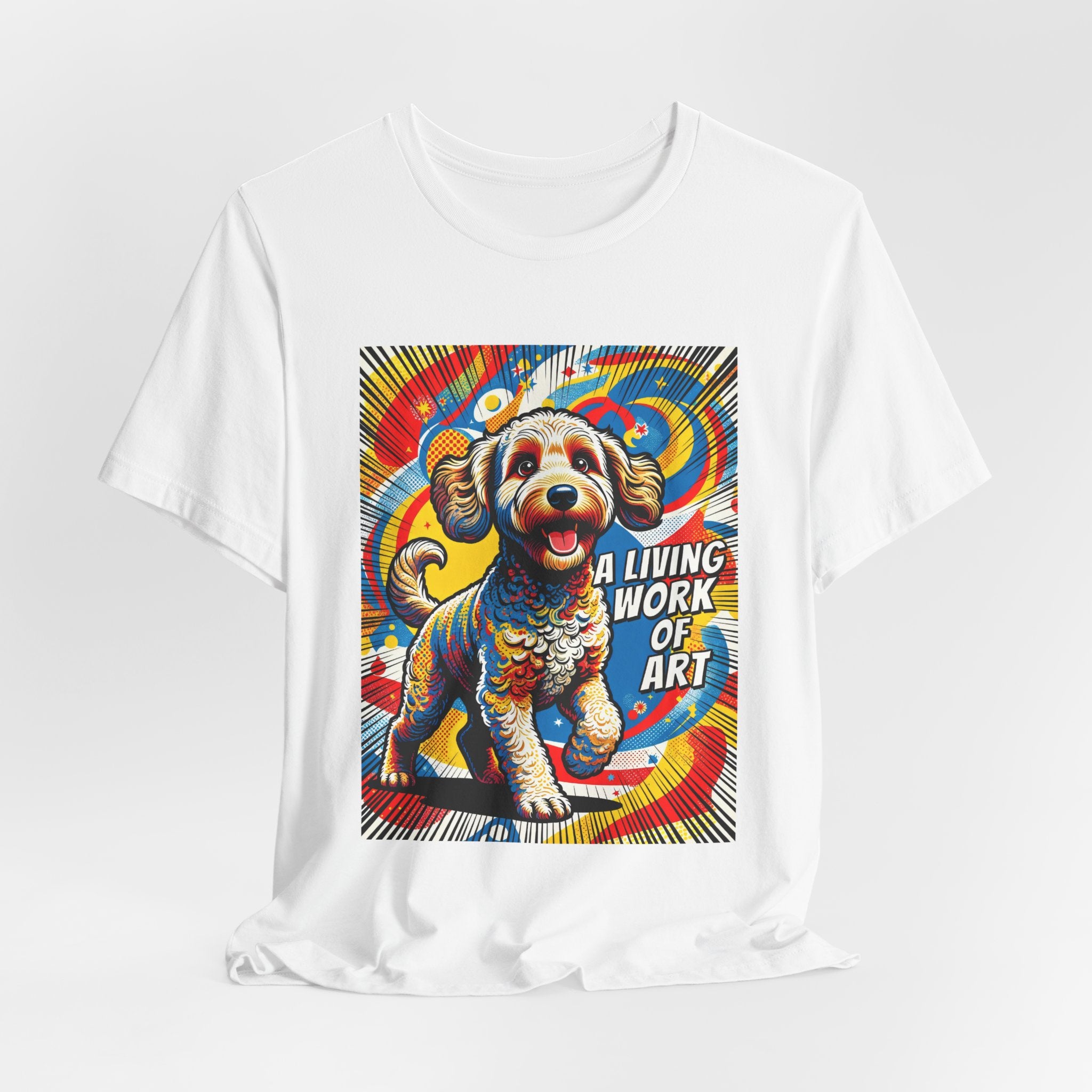Labradoodle T Shirt | A Living Work of Art Collection | Pop Art