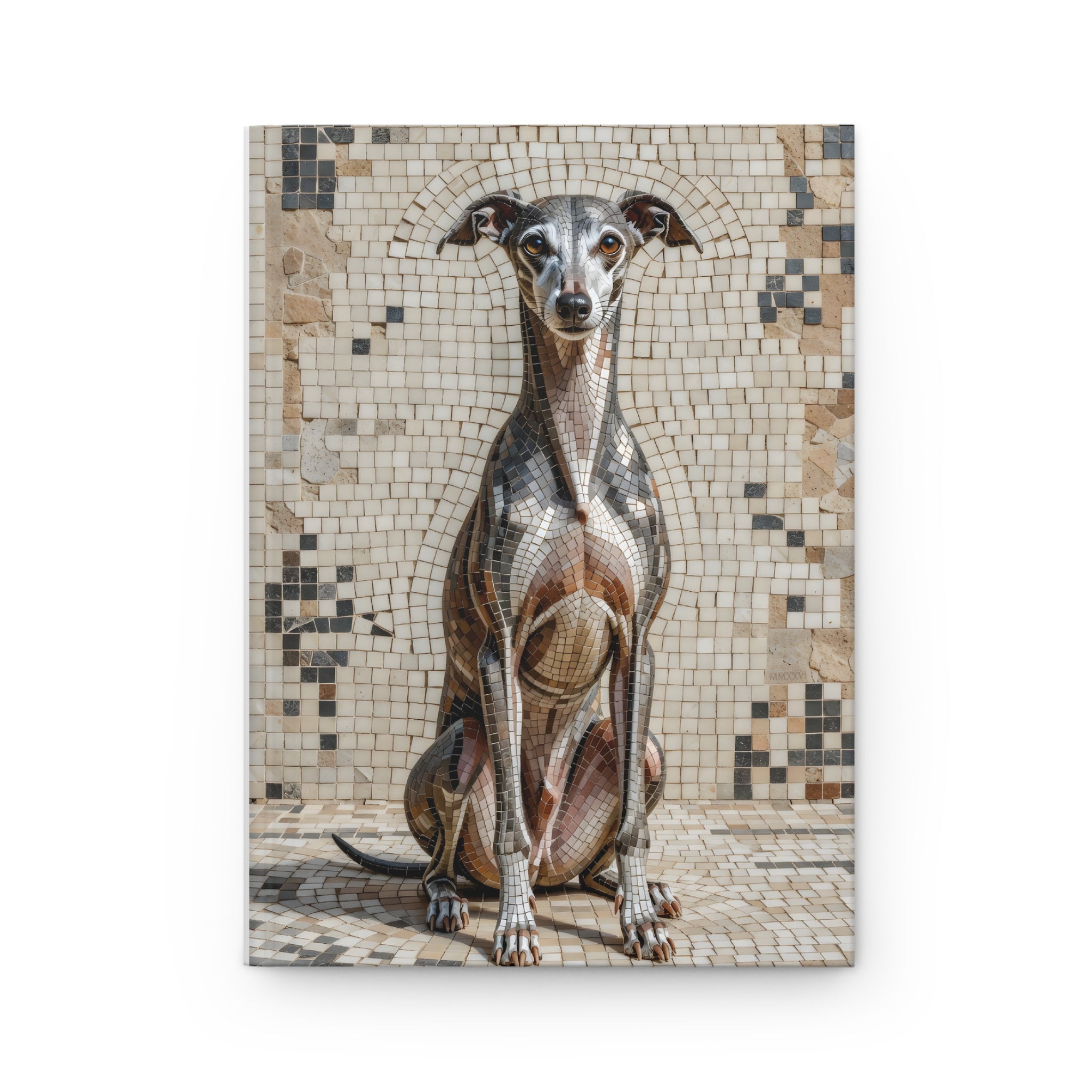 Italian Greyhound Notebook | Living Work of Art Collection | Mosaic Style