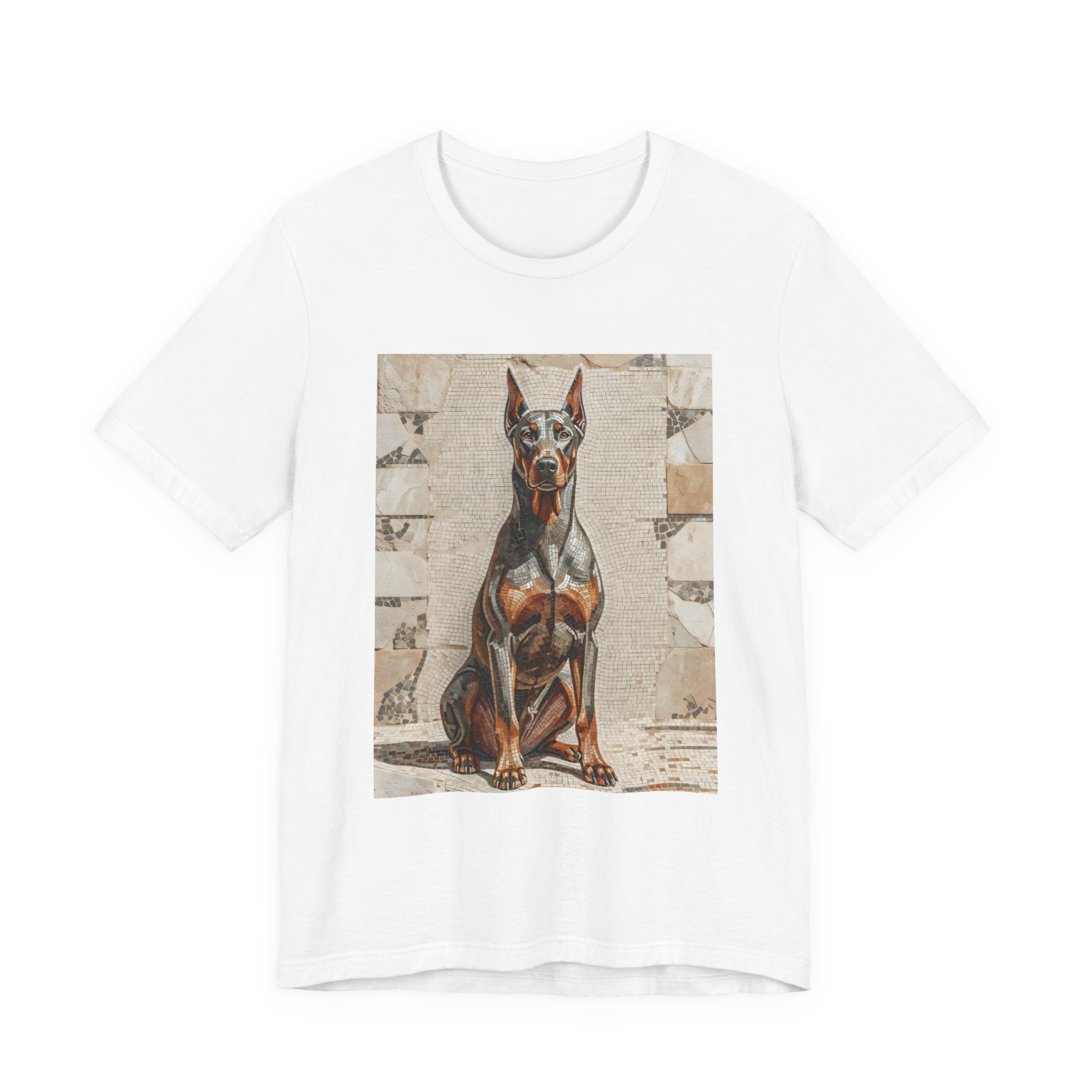 Doberman Pinscher T Shirt | Living Work of Art Collection | Mosaic Style