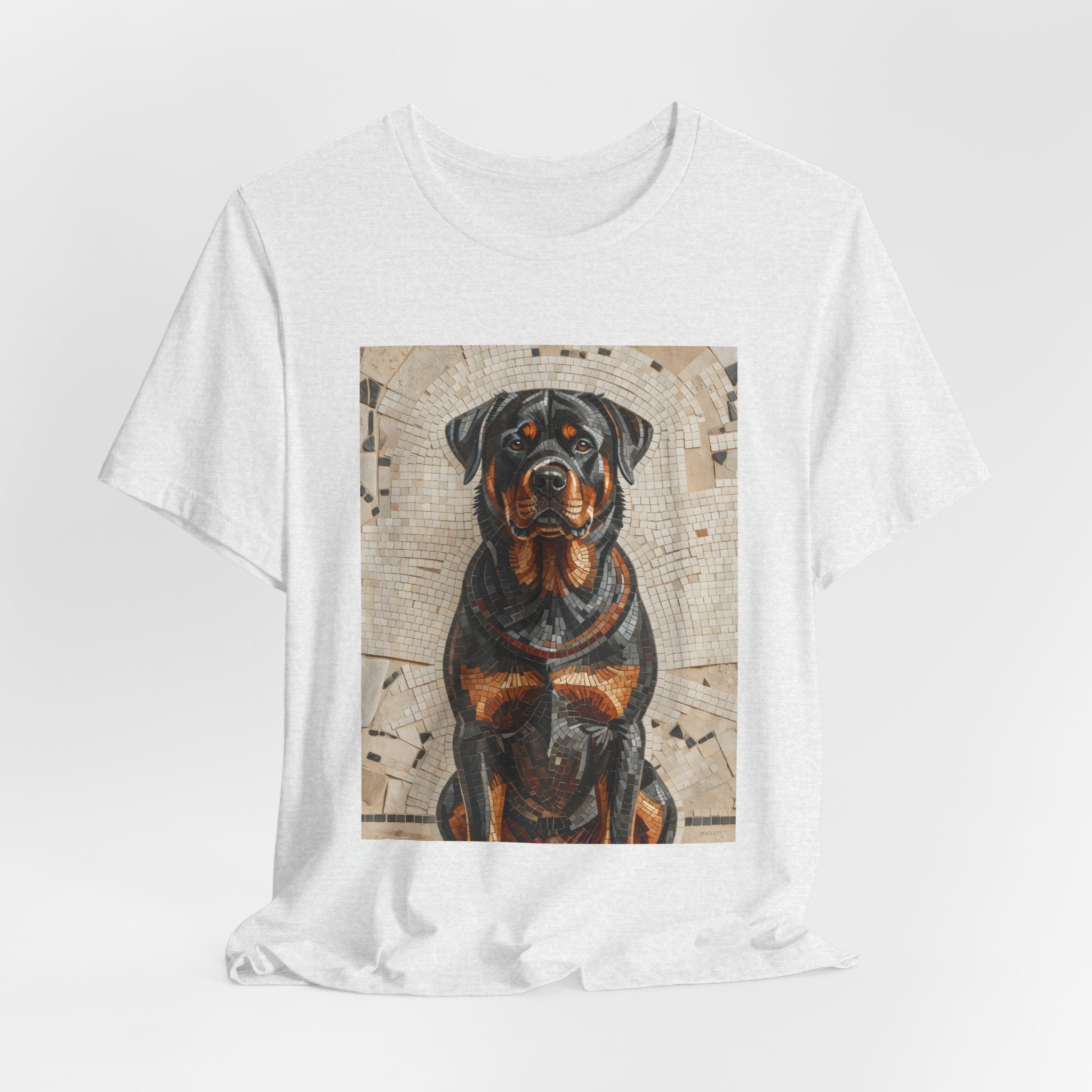 Rottweiler T Shirt | Living Work of Art Collection | Mosaic Style