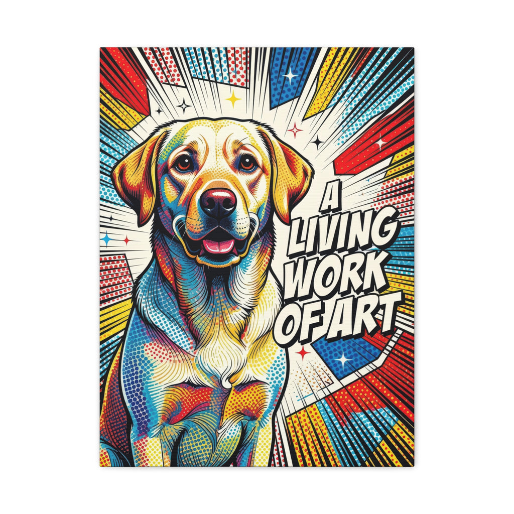 Labrador Retriever Canvas Wall Art | Living Work of Art Collection | Pop Art Print