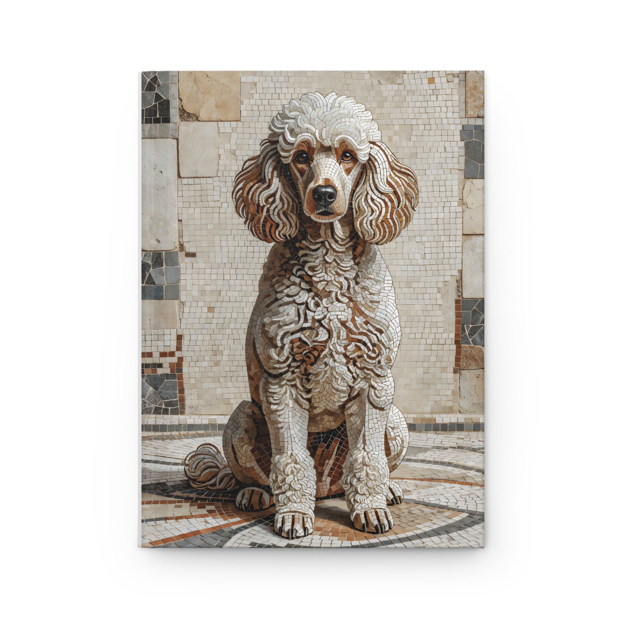 Poodle Notebook | Living Work of Art Collection | Mosaic Style