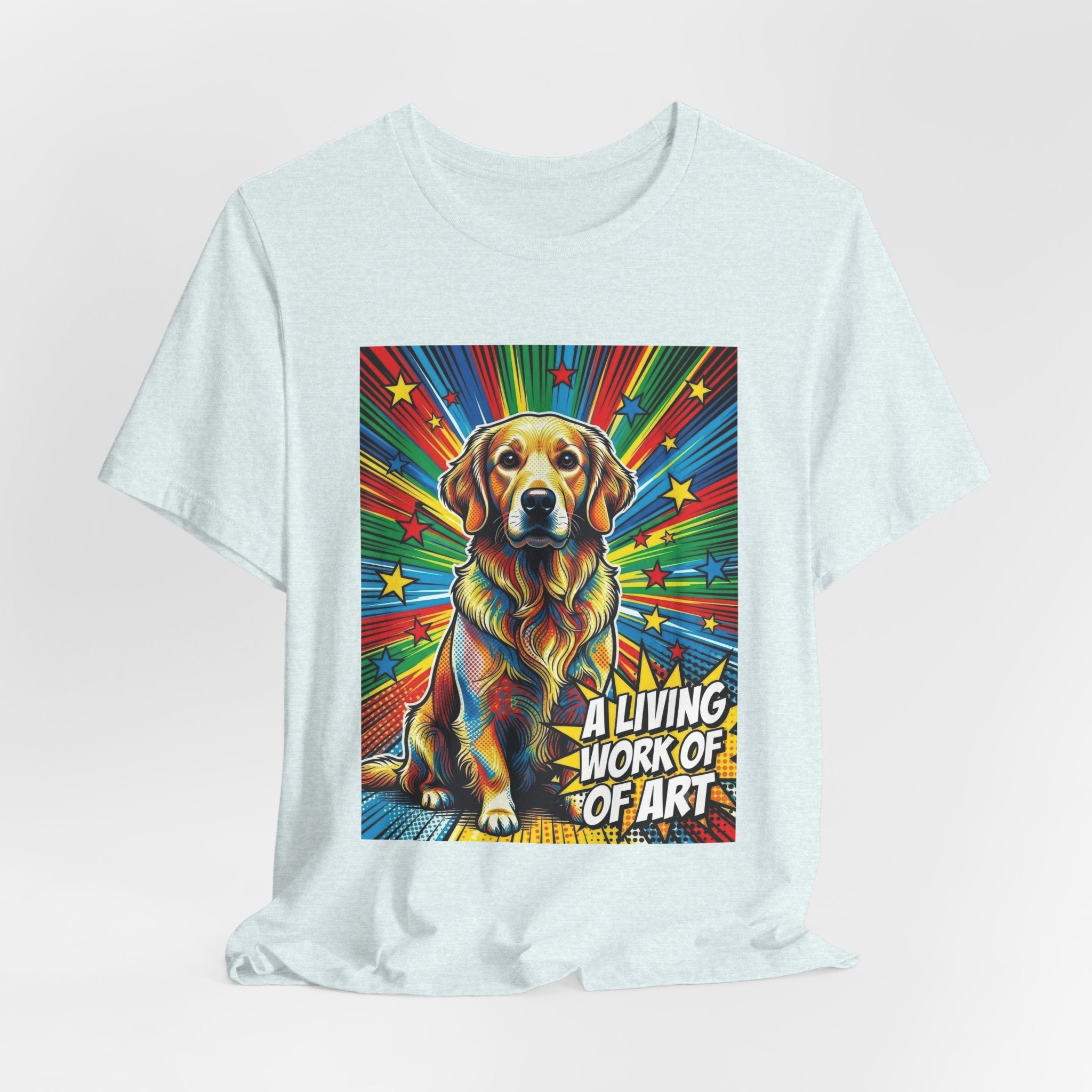 Golden Retriever T Shirt | Living Work of Art Collection | Pop Art