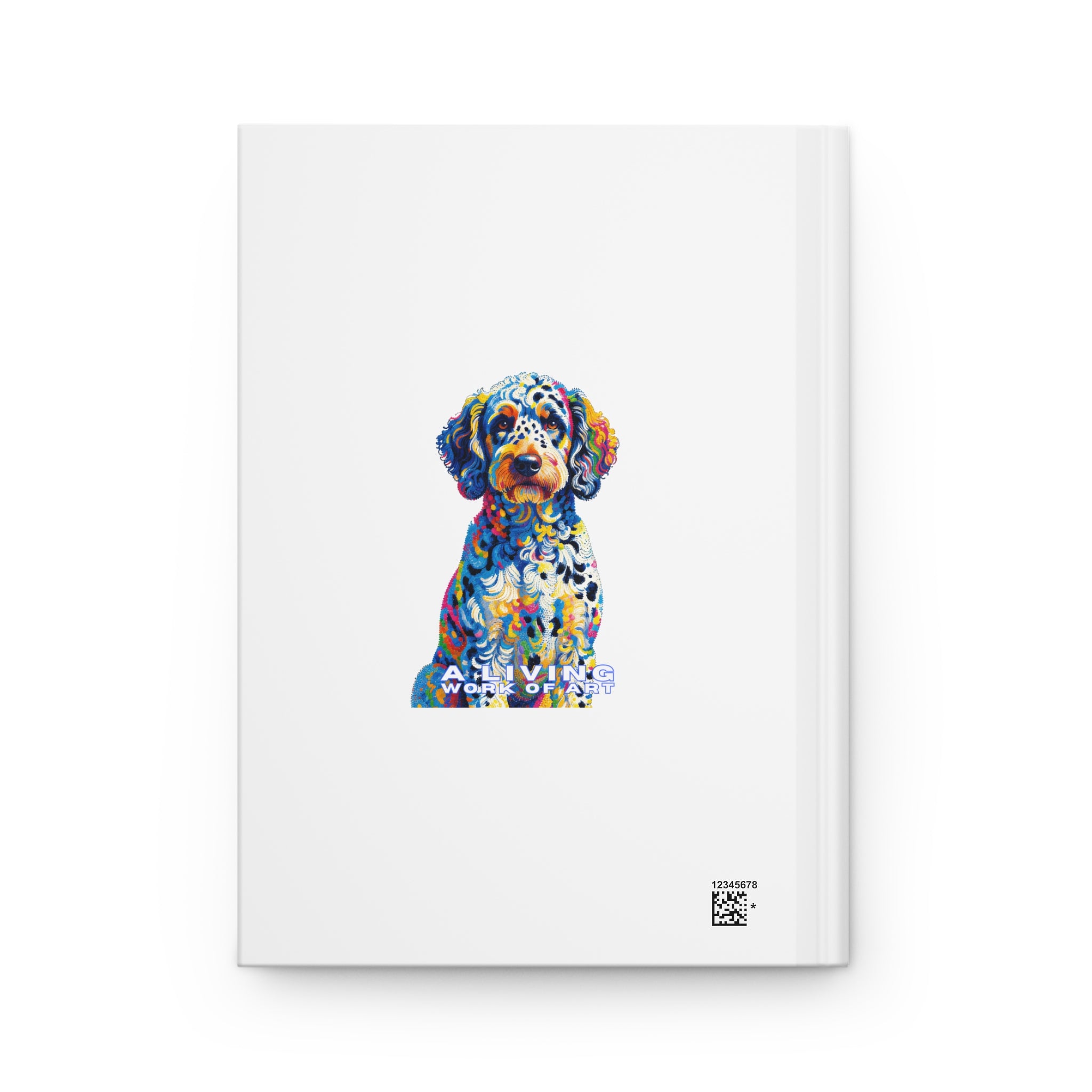 Labradoodle Notebook | Living Work of Art Collection | Pointillism Style