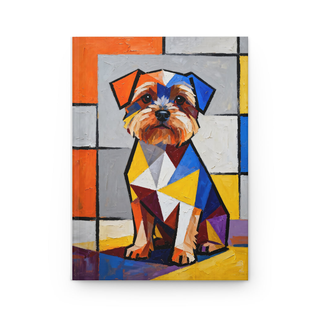 Yorkipoo Notebook | Living Work of Art Collection | Cubist Style