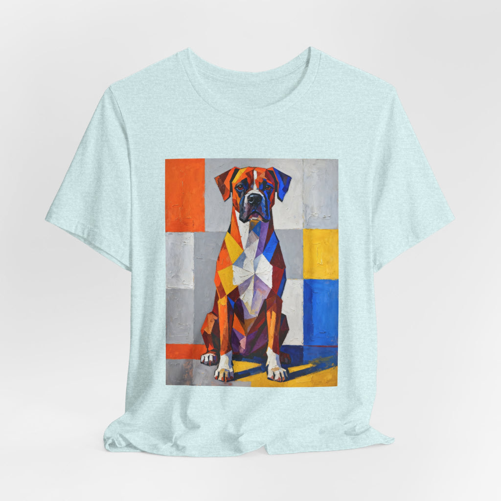 Boxer T Shirt | Living Work of Art Collection | Cubist Style