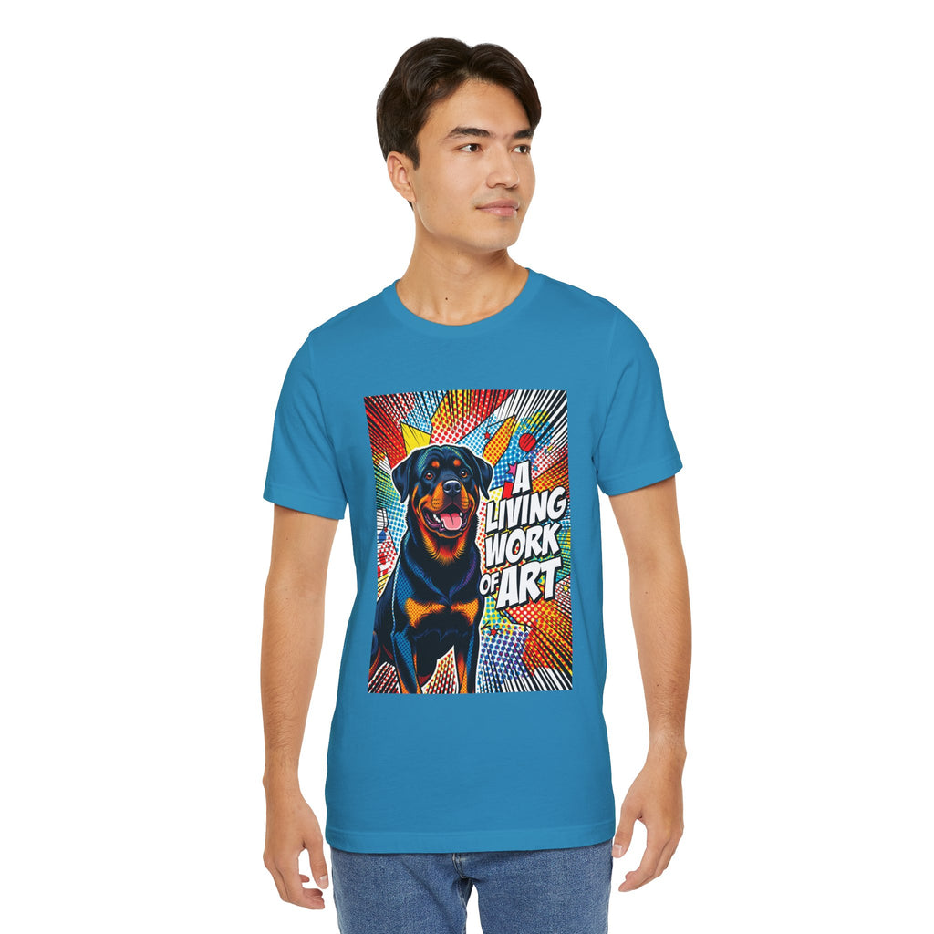 Rottweiler T Shirt | Living Work of Art Collection | Pop Art
