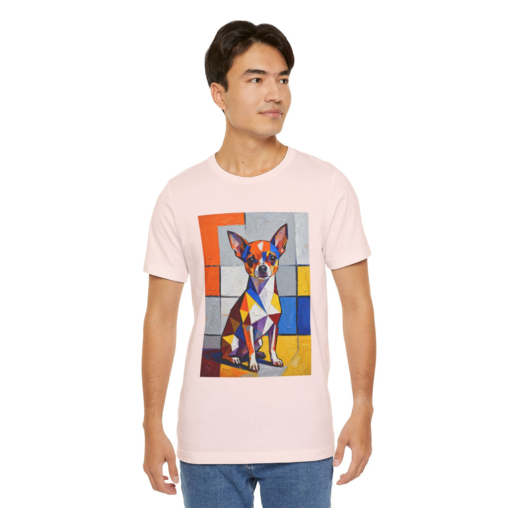 Chihuahua T Shirt | Living Work of Art Collection | Cubist Style