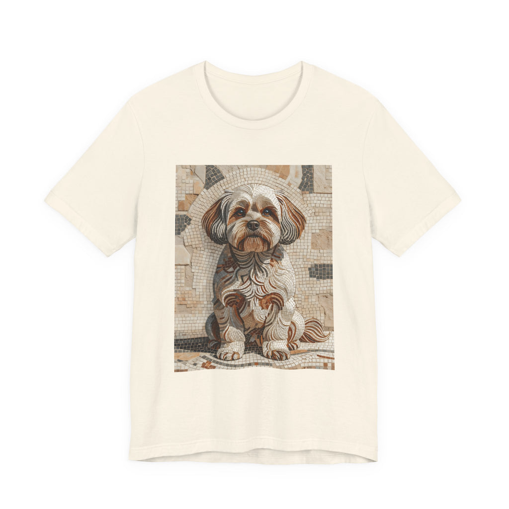 Shih-Poo T Shirt | Living Work of Art Collection | Mosaic Style