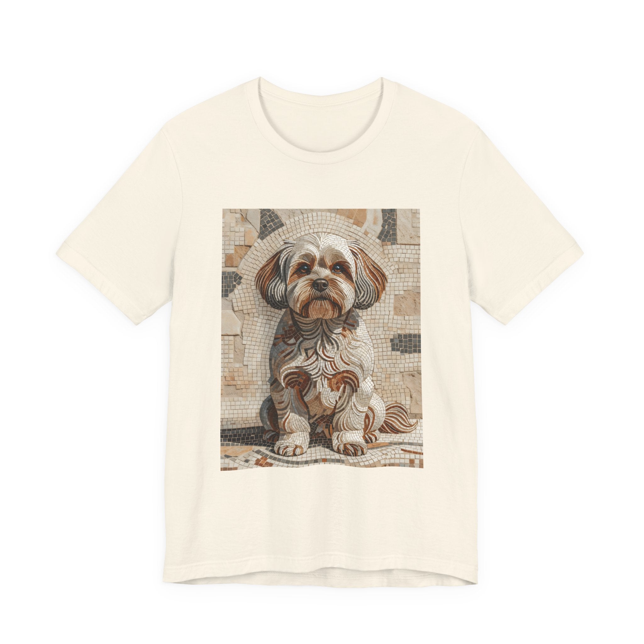 Shih-Poo T Shirt | Living Work of Art Collection | Mosaic Style