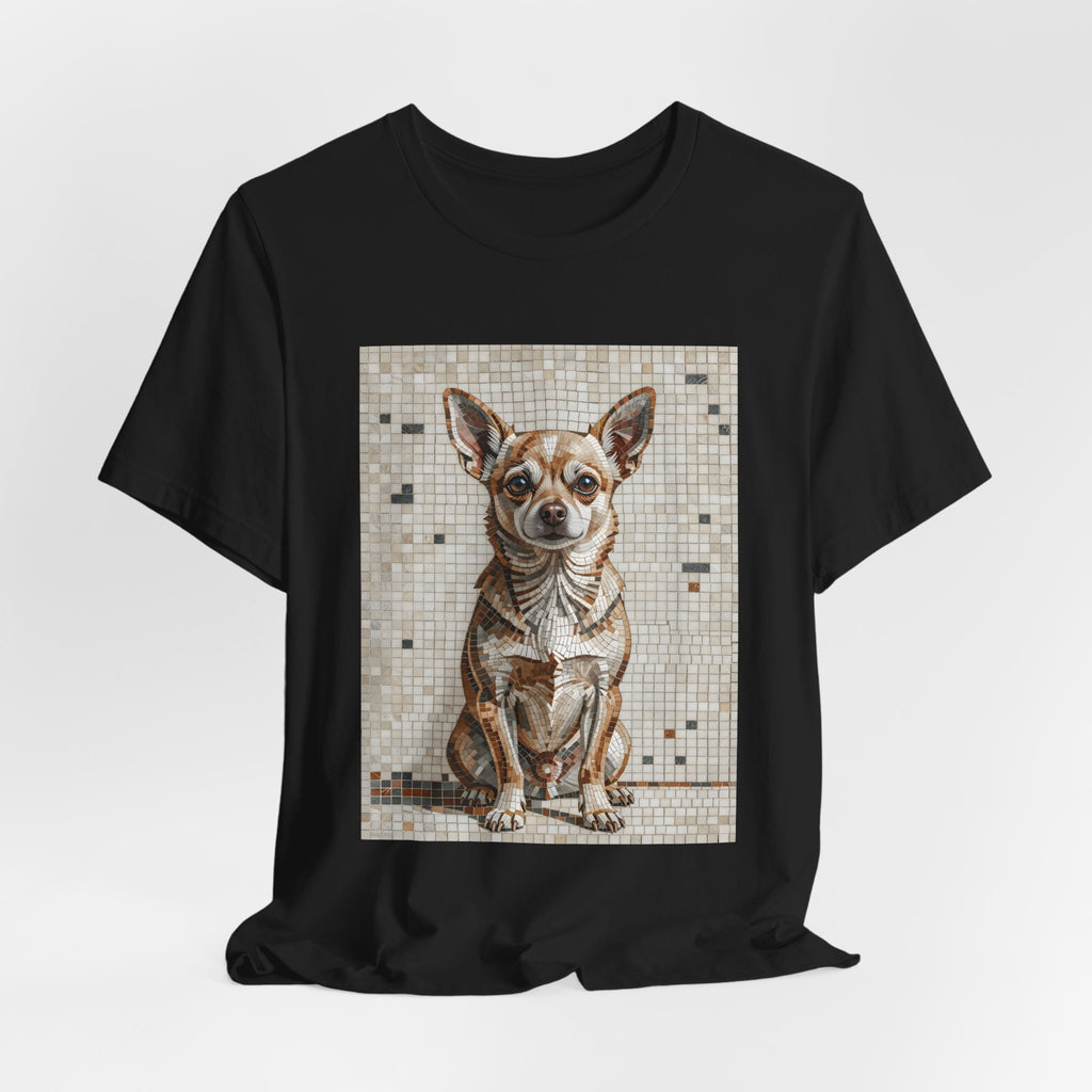 Chihuahua T Shirt | Living Work of Art Collection | Mosaic Style