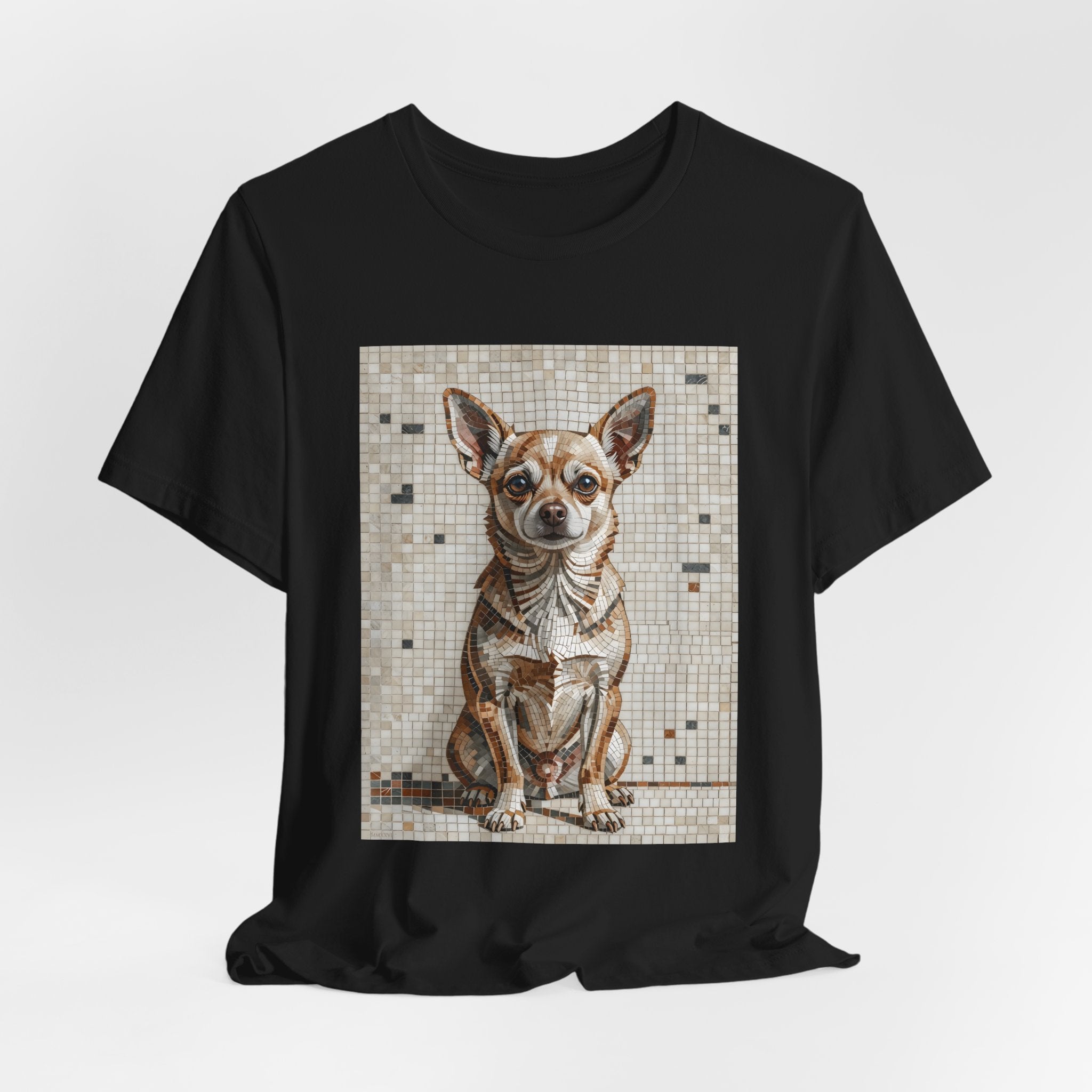 Chihuahua T Shirt | Living Work of Art Collection | Mosaic Style