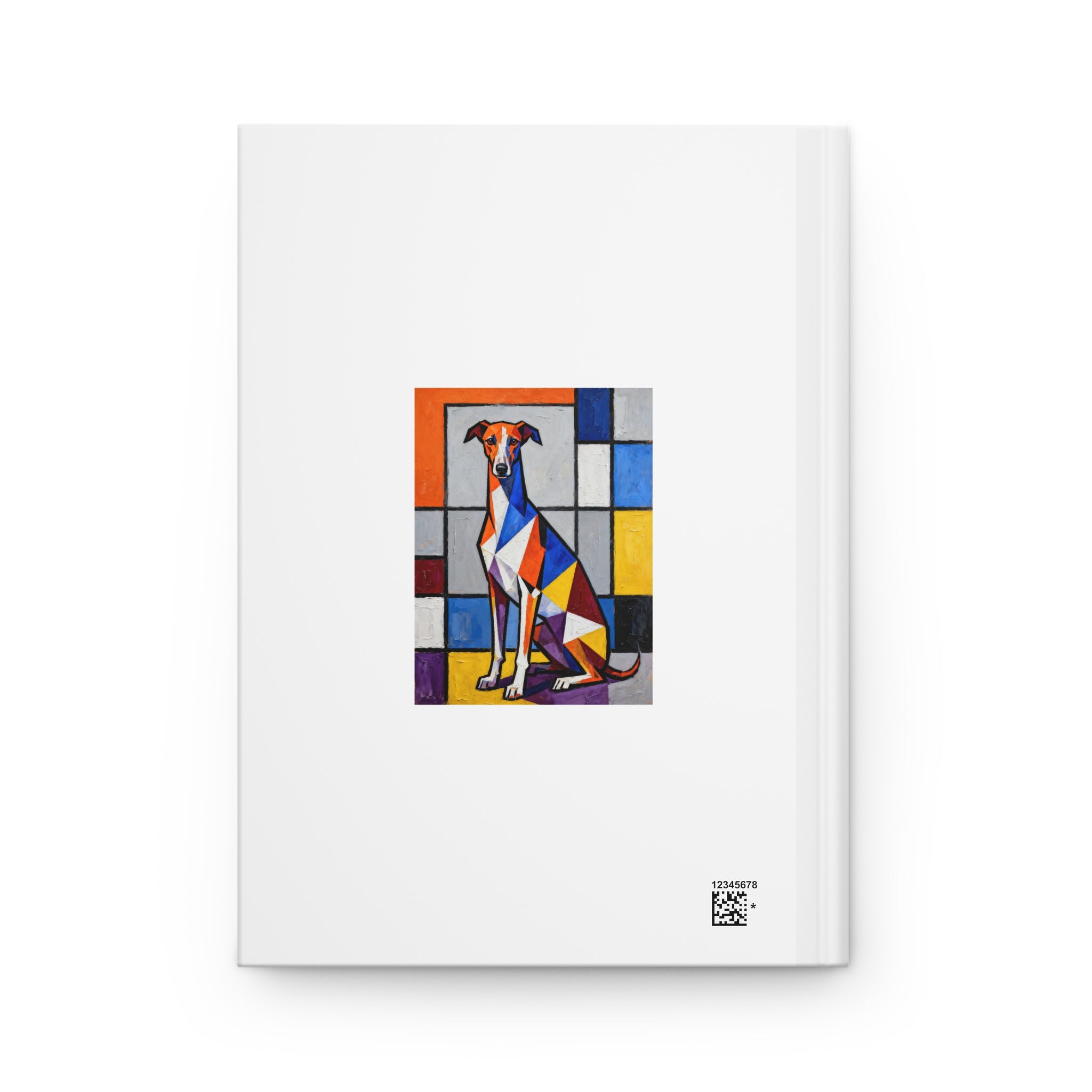 Whippet Notebook | Living Work of Art Collection | Cubist Style