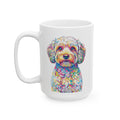 Cavapoo Coffee Mug | Living Work of Art Collection | Pointillism Style