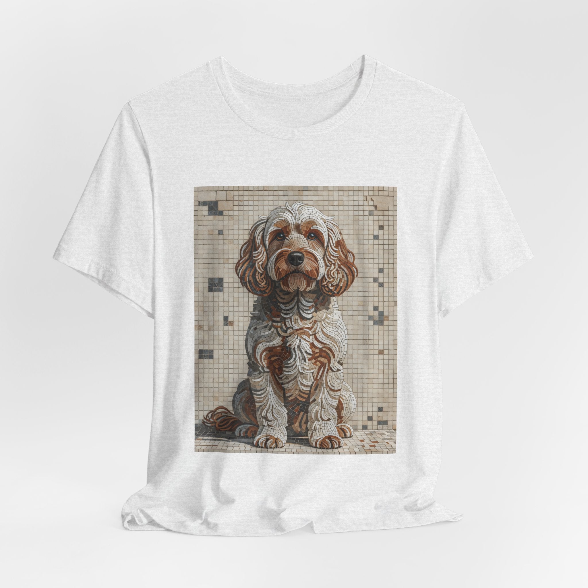 Cockapoo T Shirt | Living Work of Art Collection | Mosaic Style