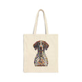 German Shorthaired Pointer Tote Bag | Living Work of Art Collection | Pointillism Style