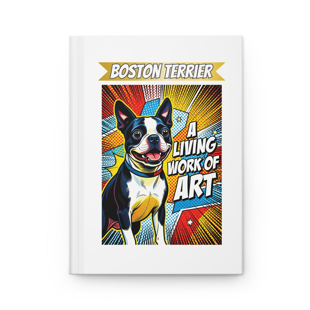 Boston Terrier Notebook | Living Work of Art Collection | Pop Art