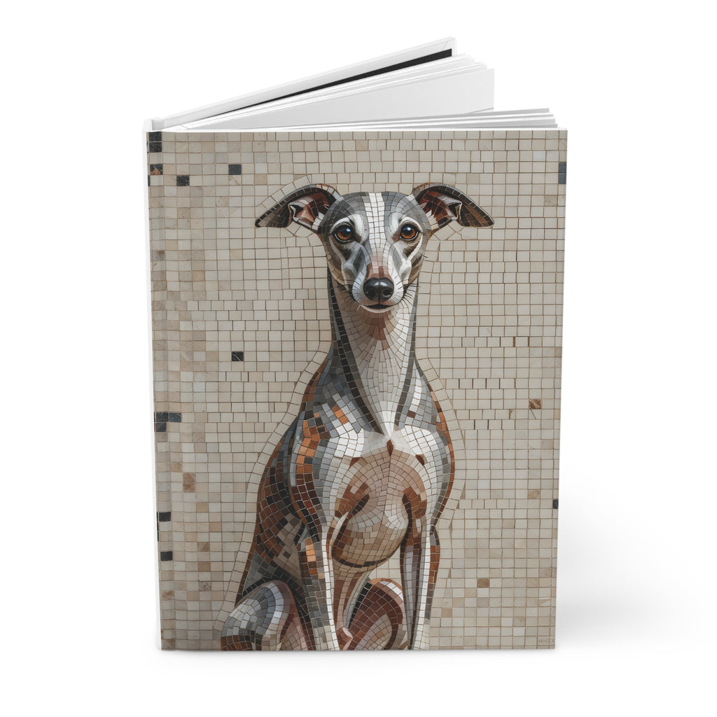 Whippet Notebook | Living Work of Art Collection | Mosaic Style