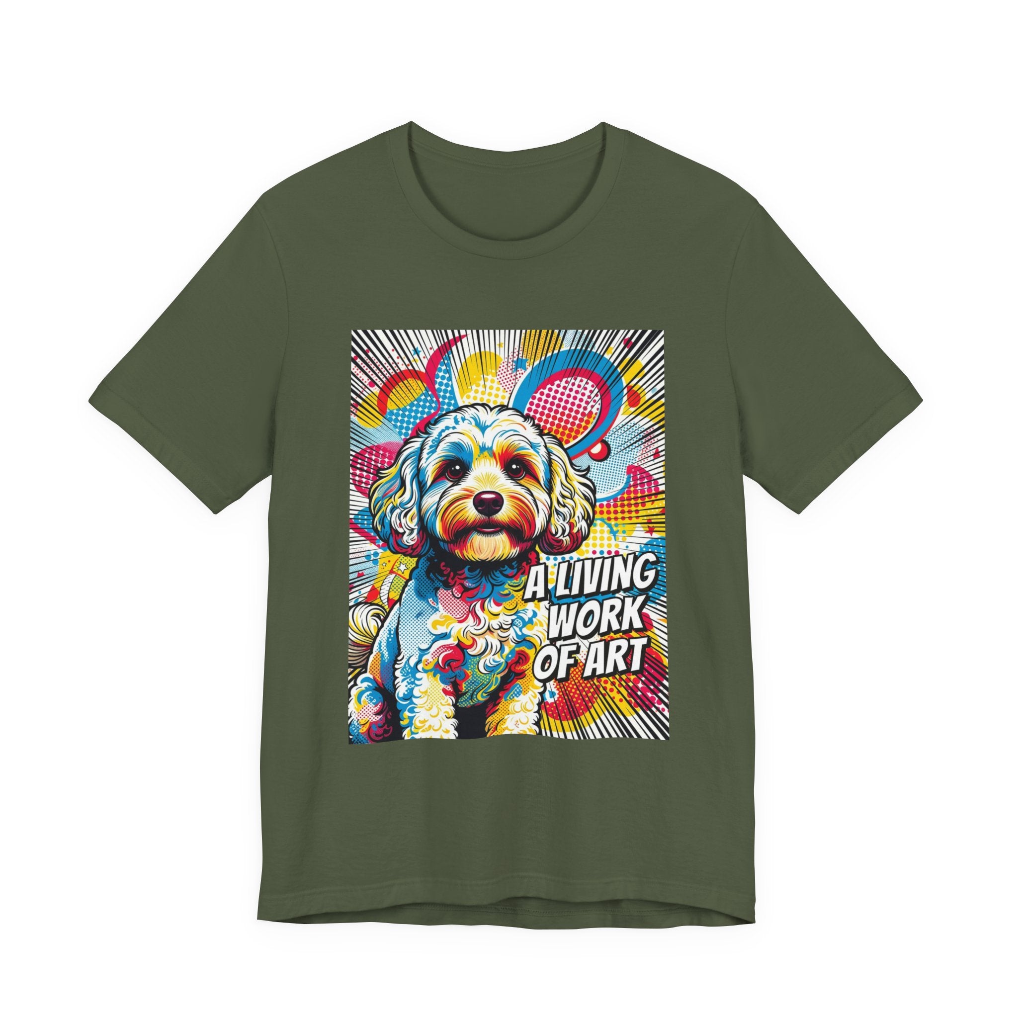 Cavapoo T Shirt | Living Work of Art Collection | Pop Art