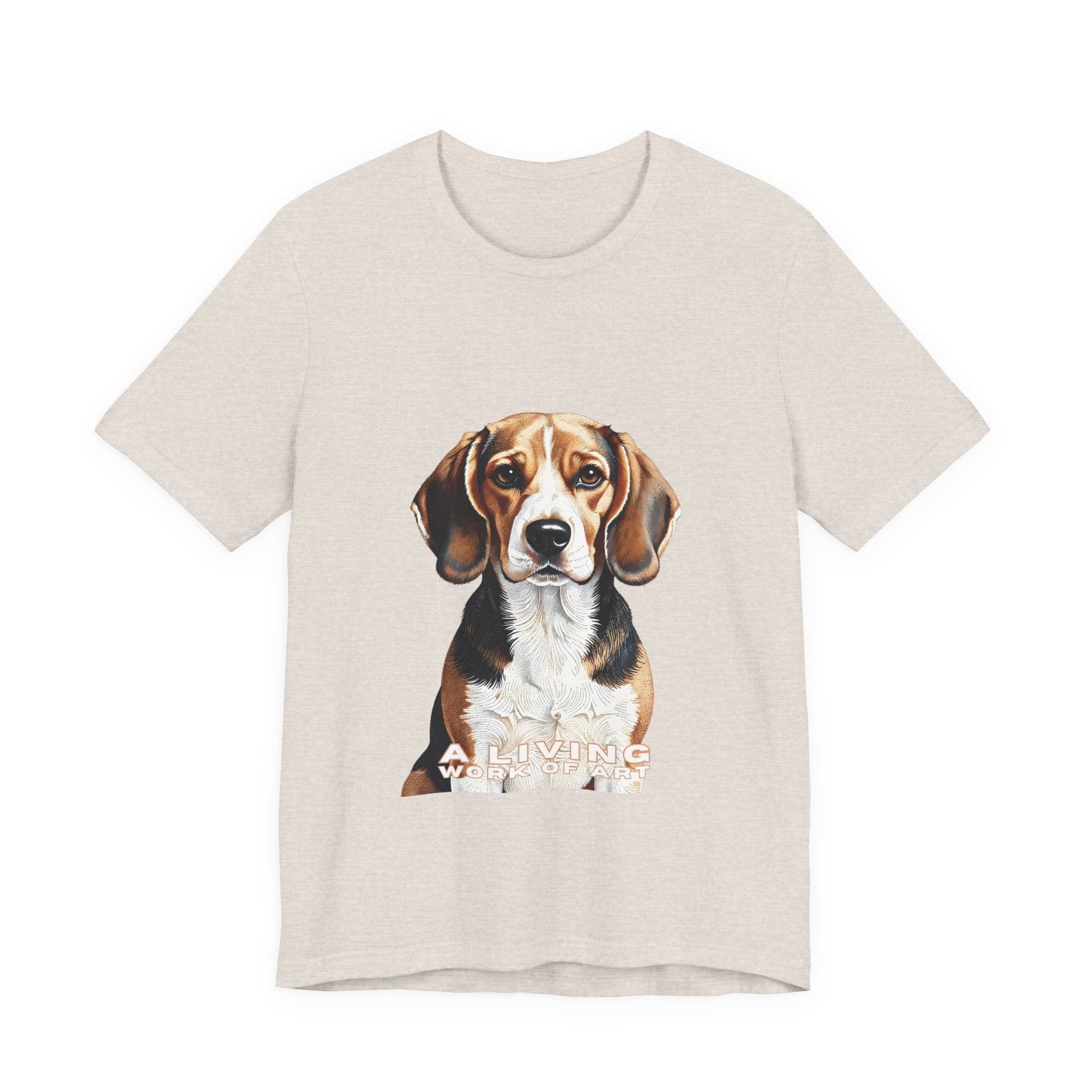 Beagle T Shirt | Living Work of Art Collection | Pointillism Style