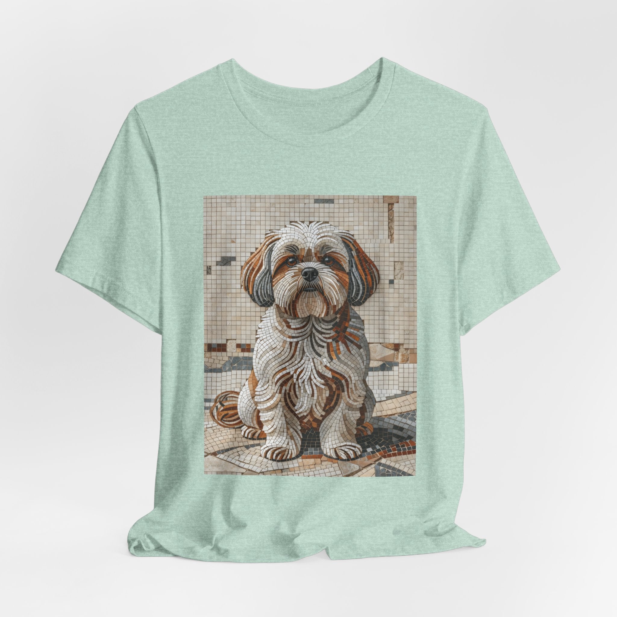 Shih Tzu T Shirt | Living Work of Art Collection | Mosaic Style