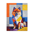 Pomeranian Canvas Wall Art | Living Work of Art Collection | Cubist Style Print