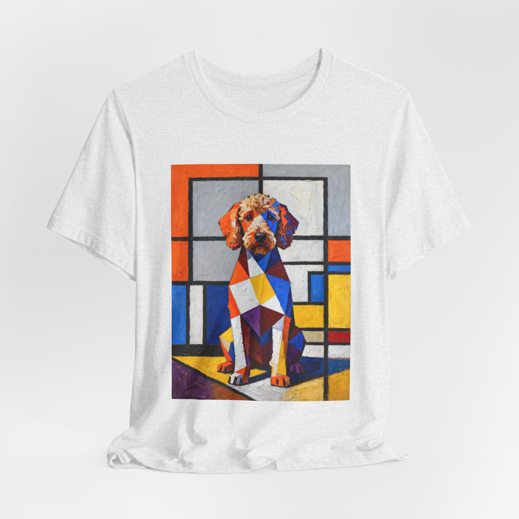Labradoodle T Shirt | Living Work of Art Collection | Cubist Style