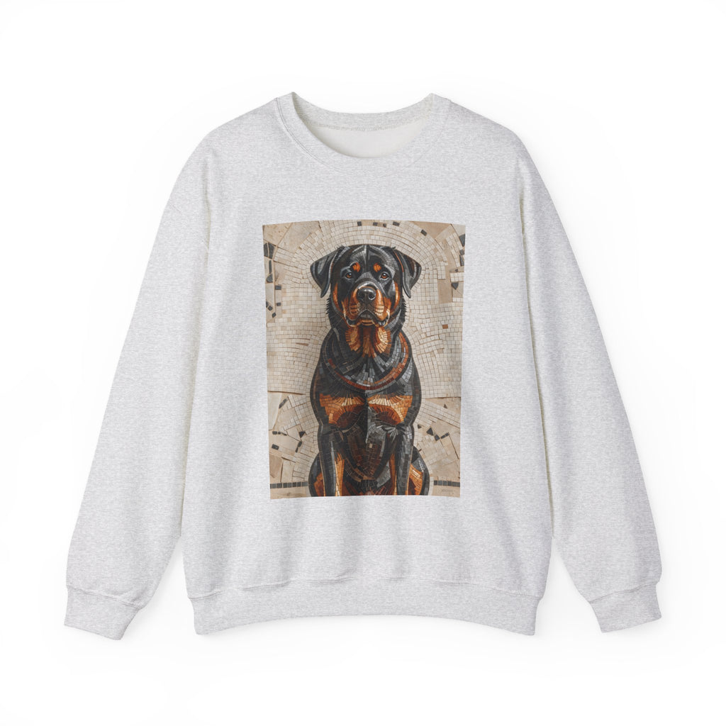 Rottweiler Sweatshirt | Living Work of Art Collection | Mosaic Style