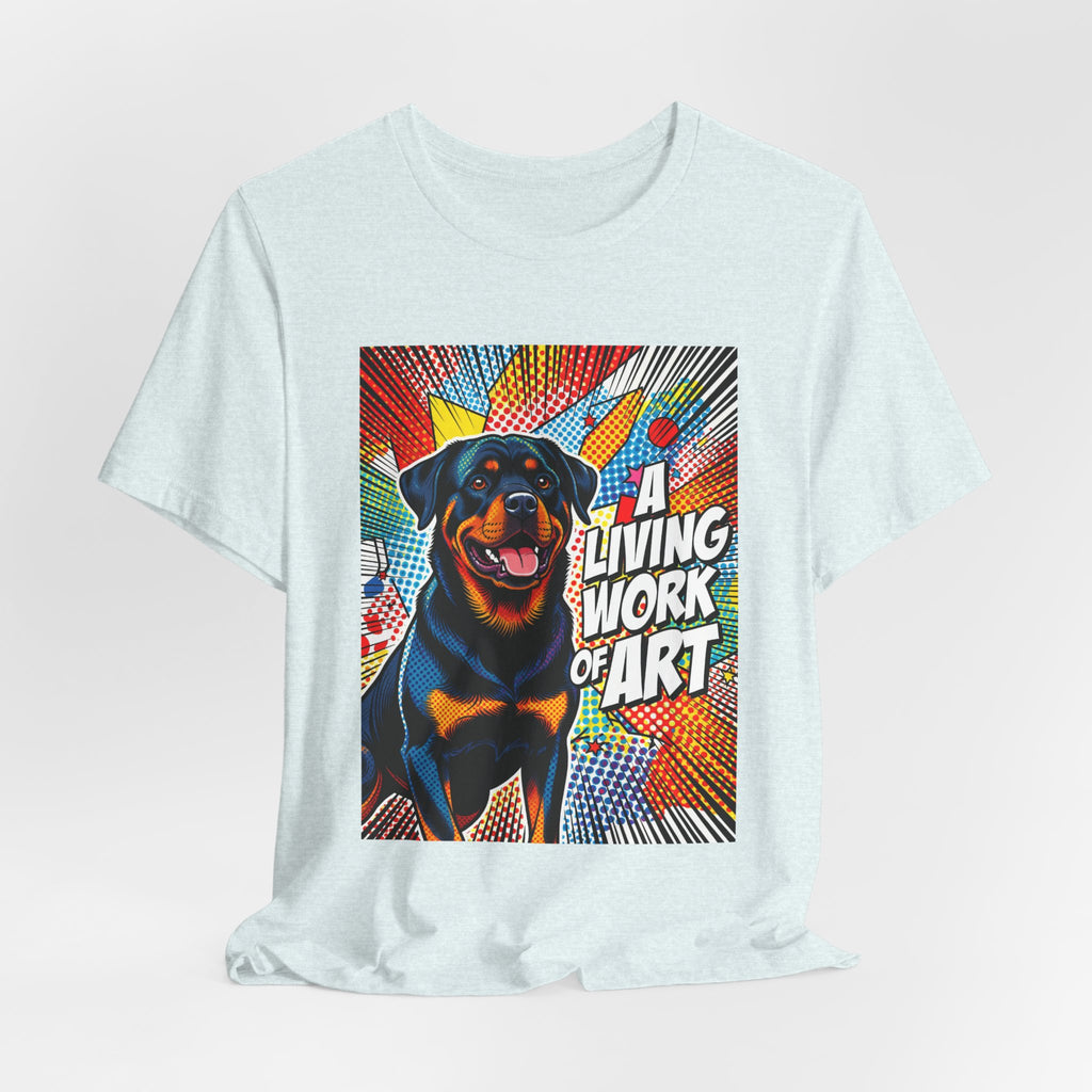 Rottweiler T Shirt | Living Work of Art Collection | Pop Art
