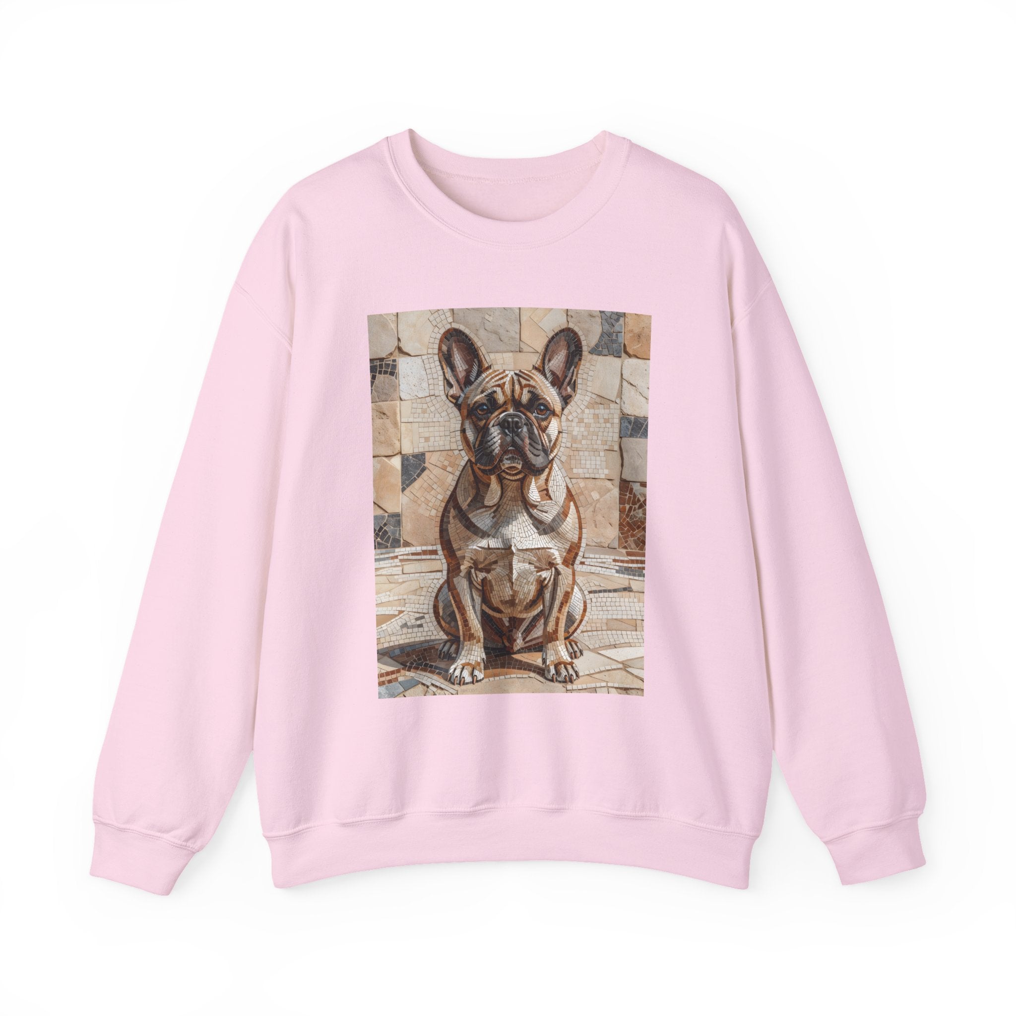 French Bulldog Sweatshirt | Living Work of Art Collection | Mosaic Style