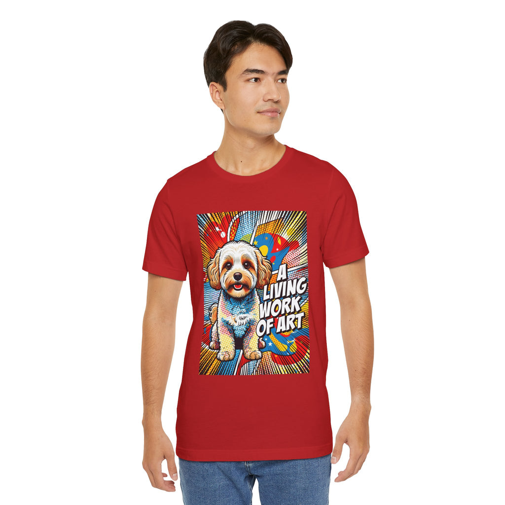Maltipoo T Shirt | Living Work of Art Collection | Pop Art