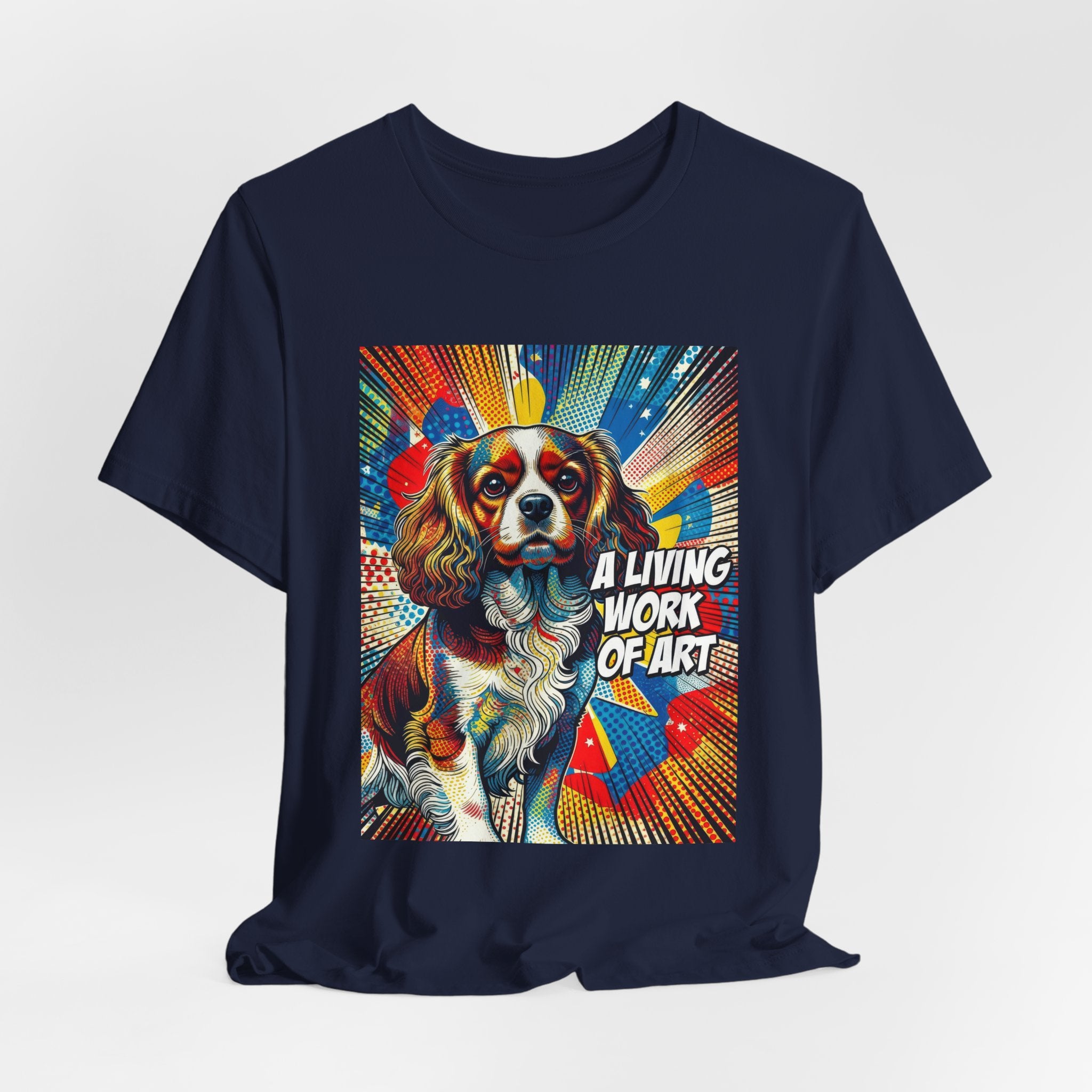 Cavalier King Charles Spaniel T Shirt | Living Work of Art Collection | Pop Art